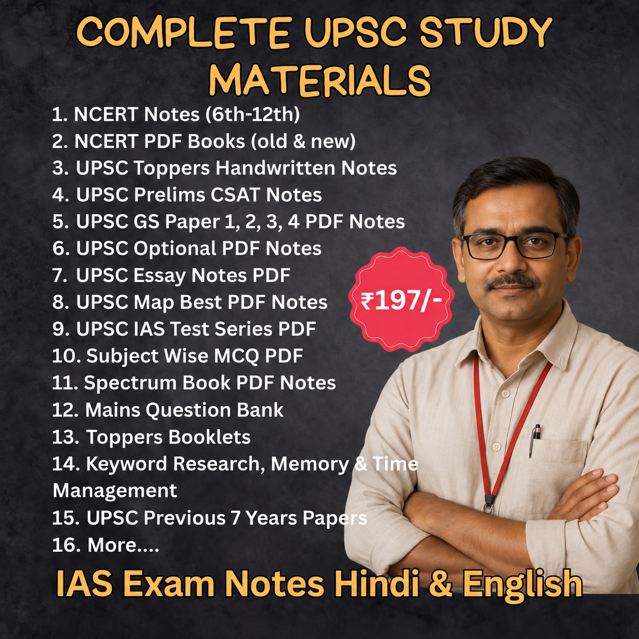 MeritSutra Facebook ad: Crack UPSC with Ultimate Package