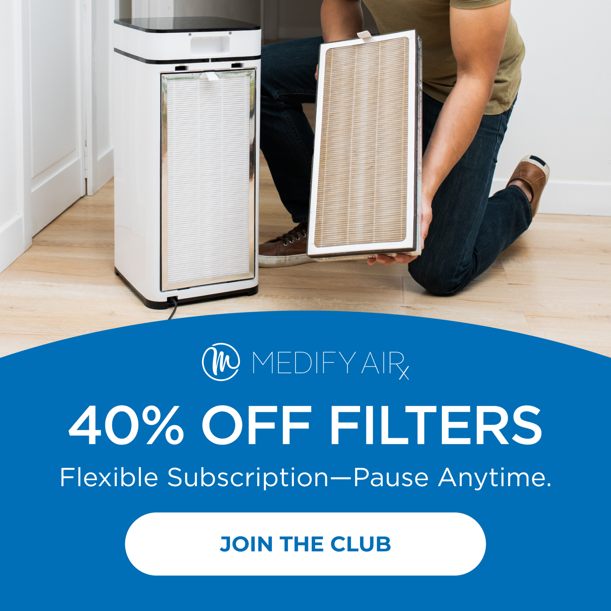 Medify Air Facebook ad from Jul 23, 2025