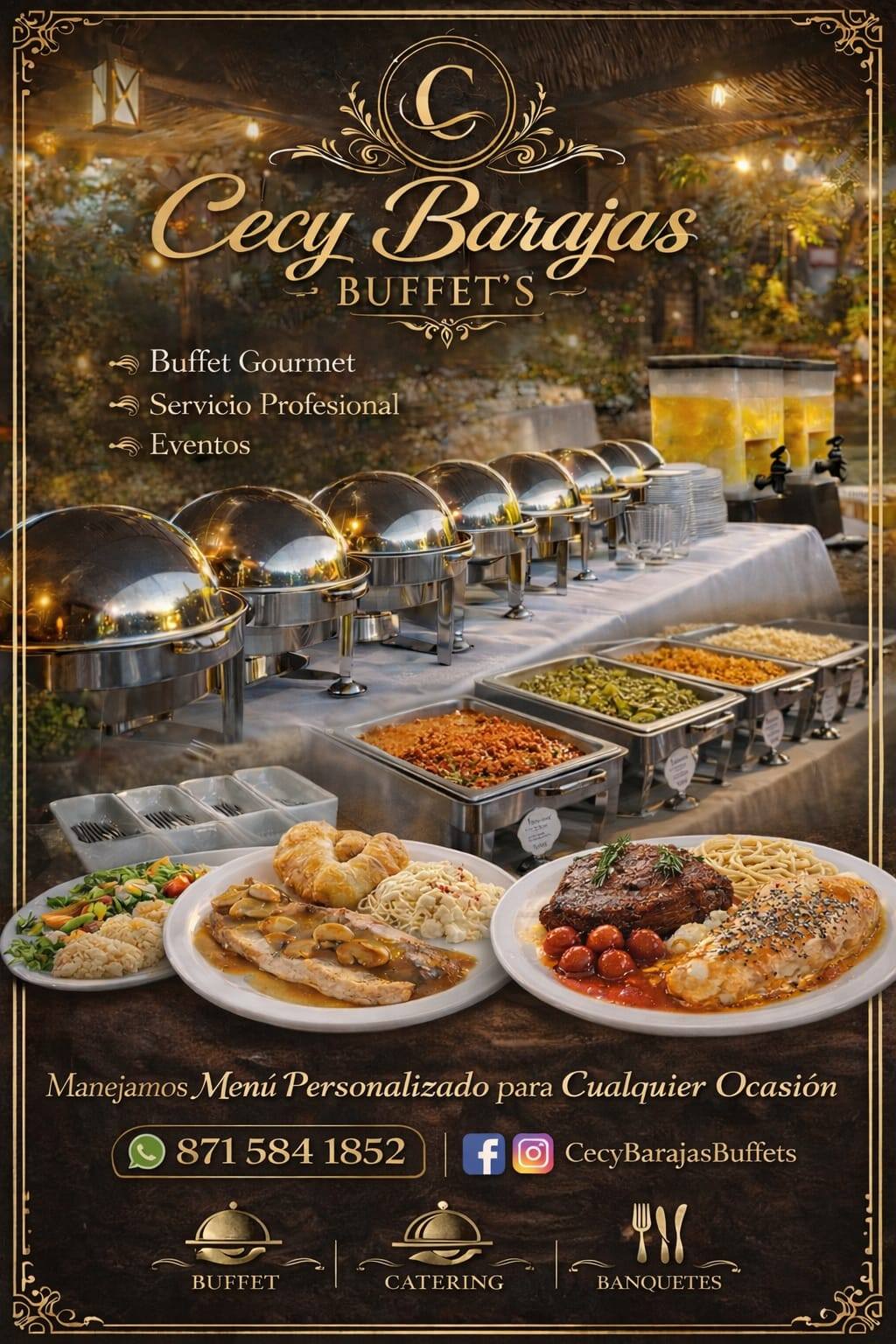 Buffet's Cecy Barajas Facebook ad