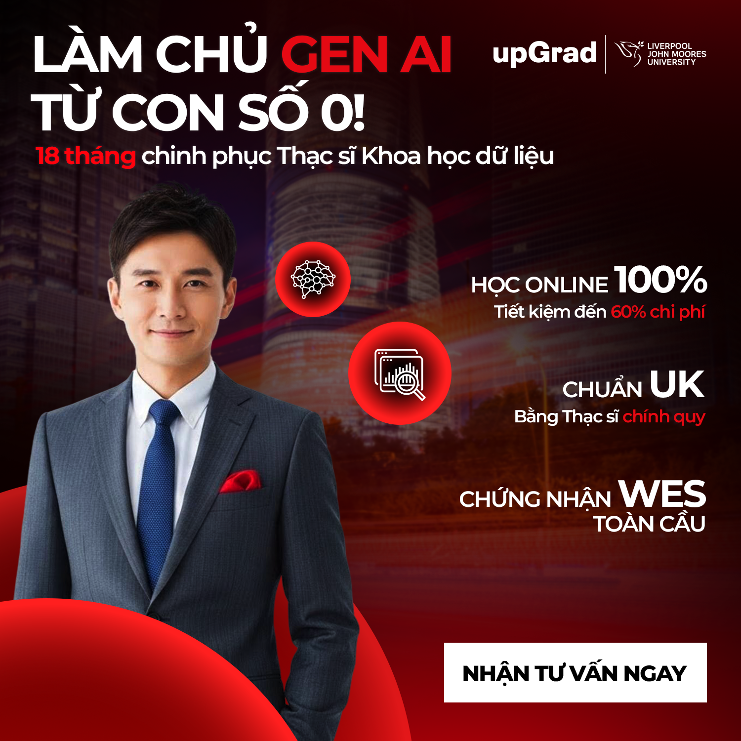 upGrad Vietnam Facebook ad