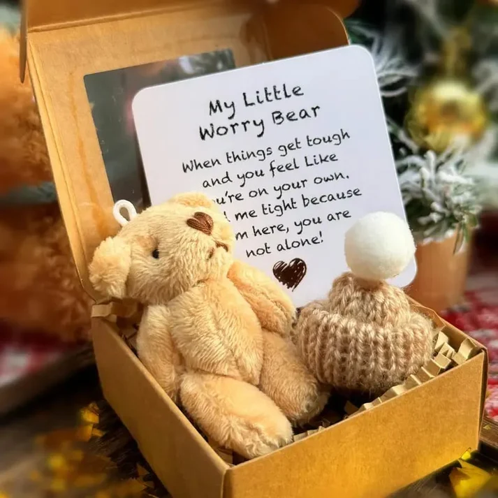 Shimmer07 USA Facebook ad: Handmade Mini Plush Teddy Bear in Box