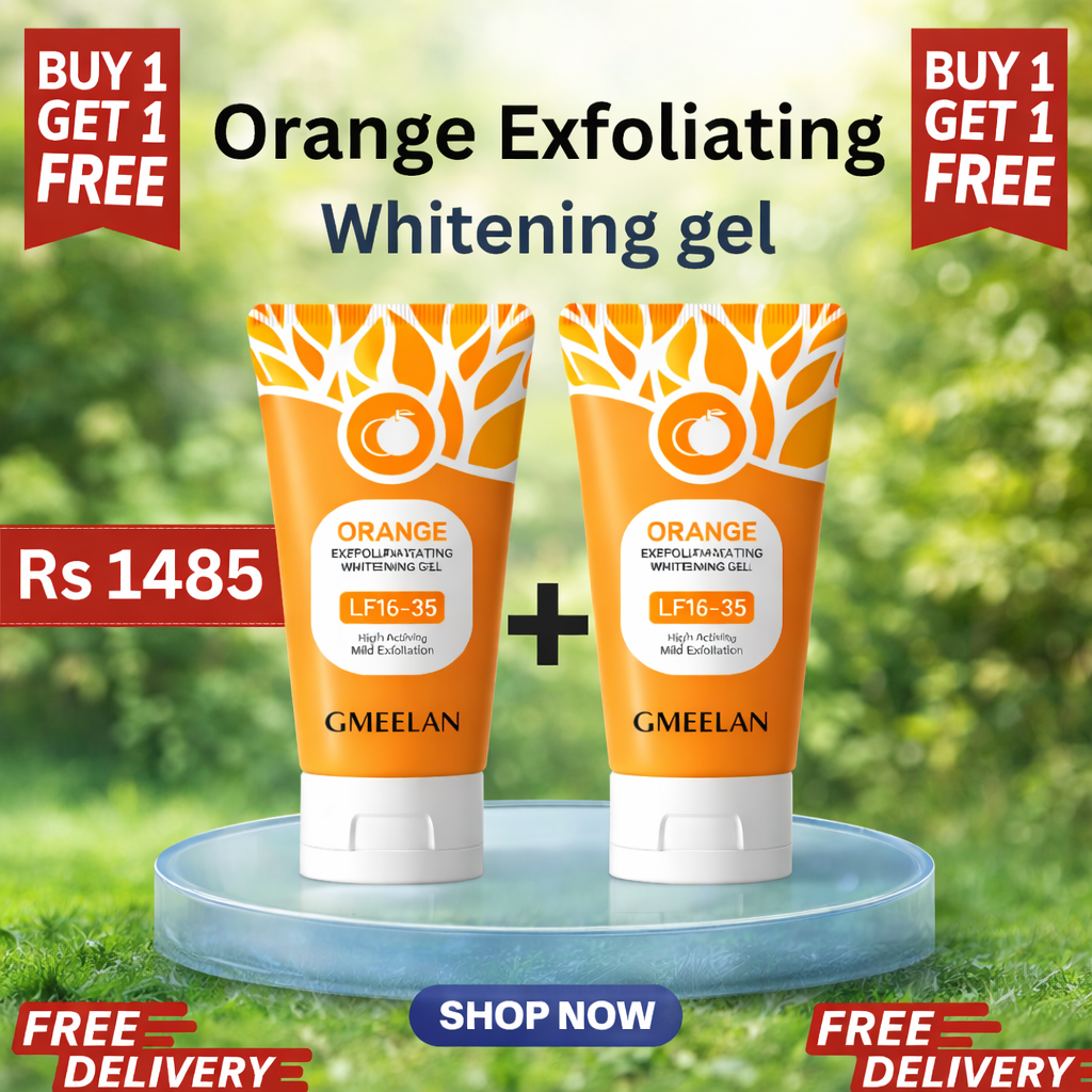Glow Mart Facebook ad: Orange Exfoliating Whitening Gel