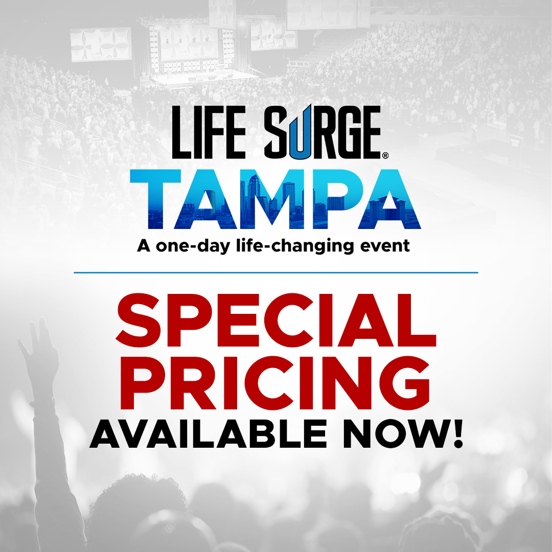 LIFE SURGE Facebook ad: Early Bird Pricing Available
