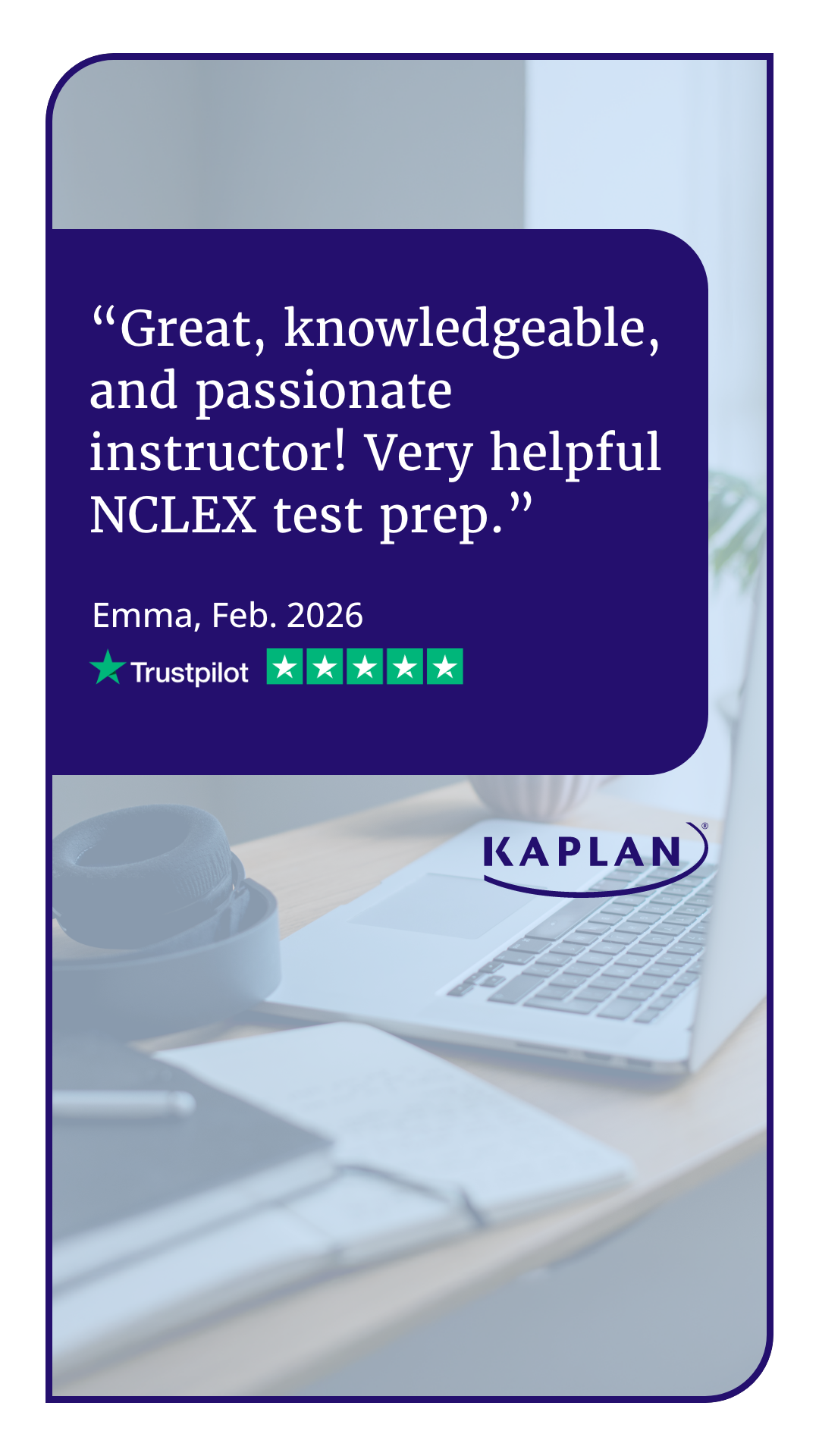 Kaplan NCLEX Prep Facebook ad from Sep 16, 2026