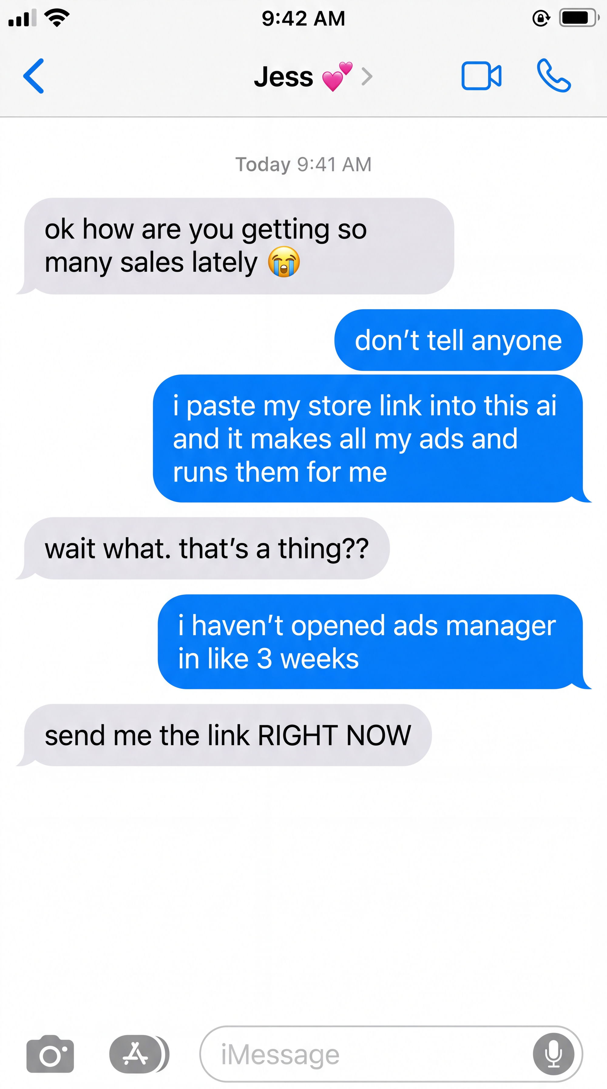 Larven AI Facebook ad