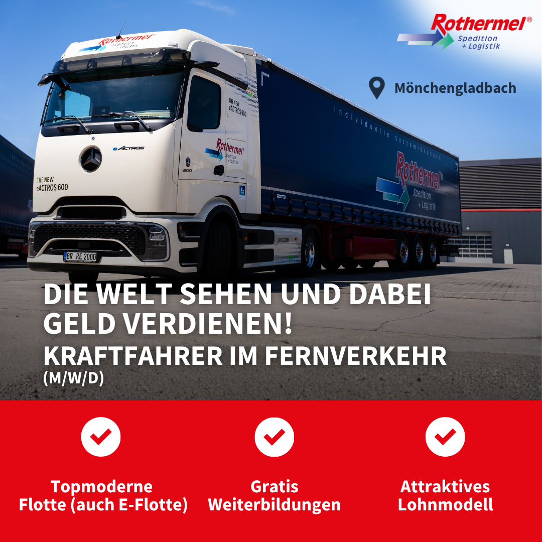 Edgar Rothermel Internationale Spedition GmbH Facebook ad: Wir schätzen dich!