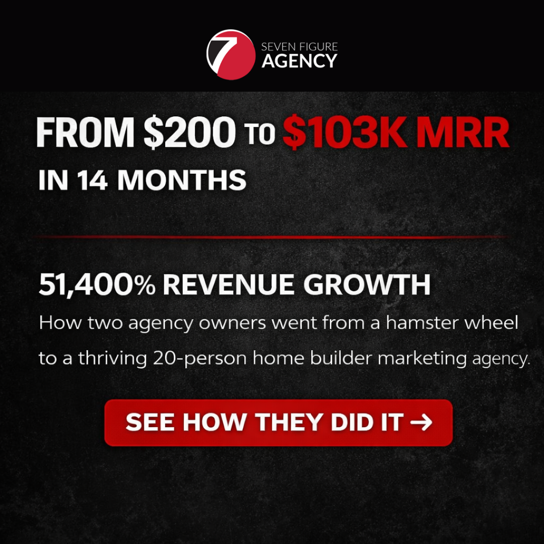 Seven Figure Agency Facebook ad