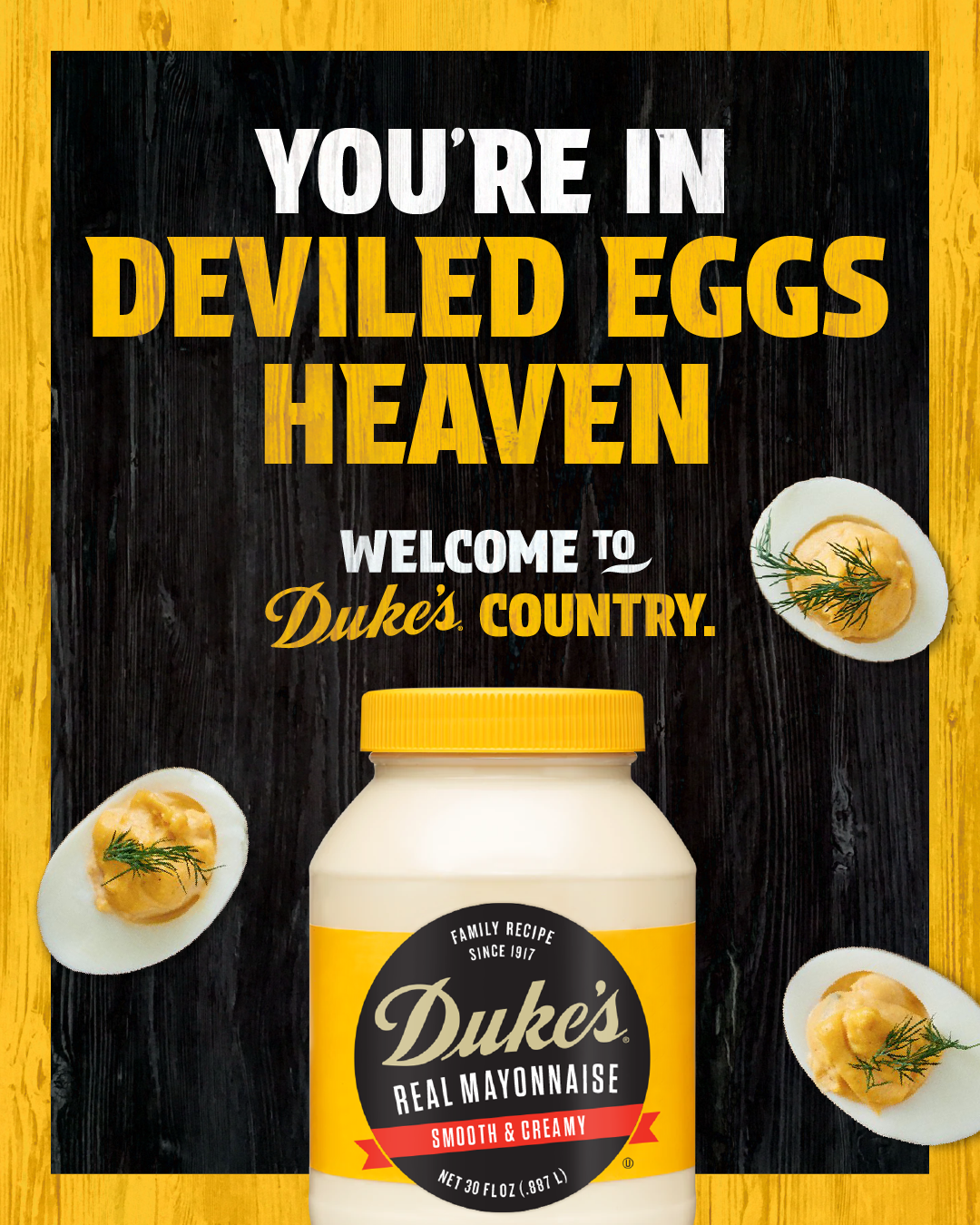 Duke's Mayonnaise Facebook ad