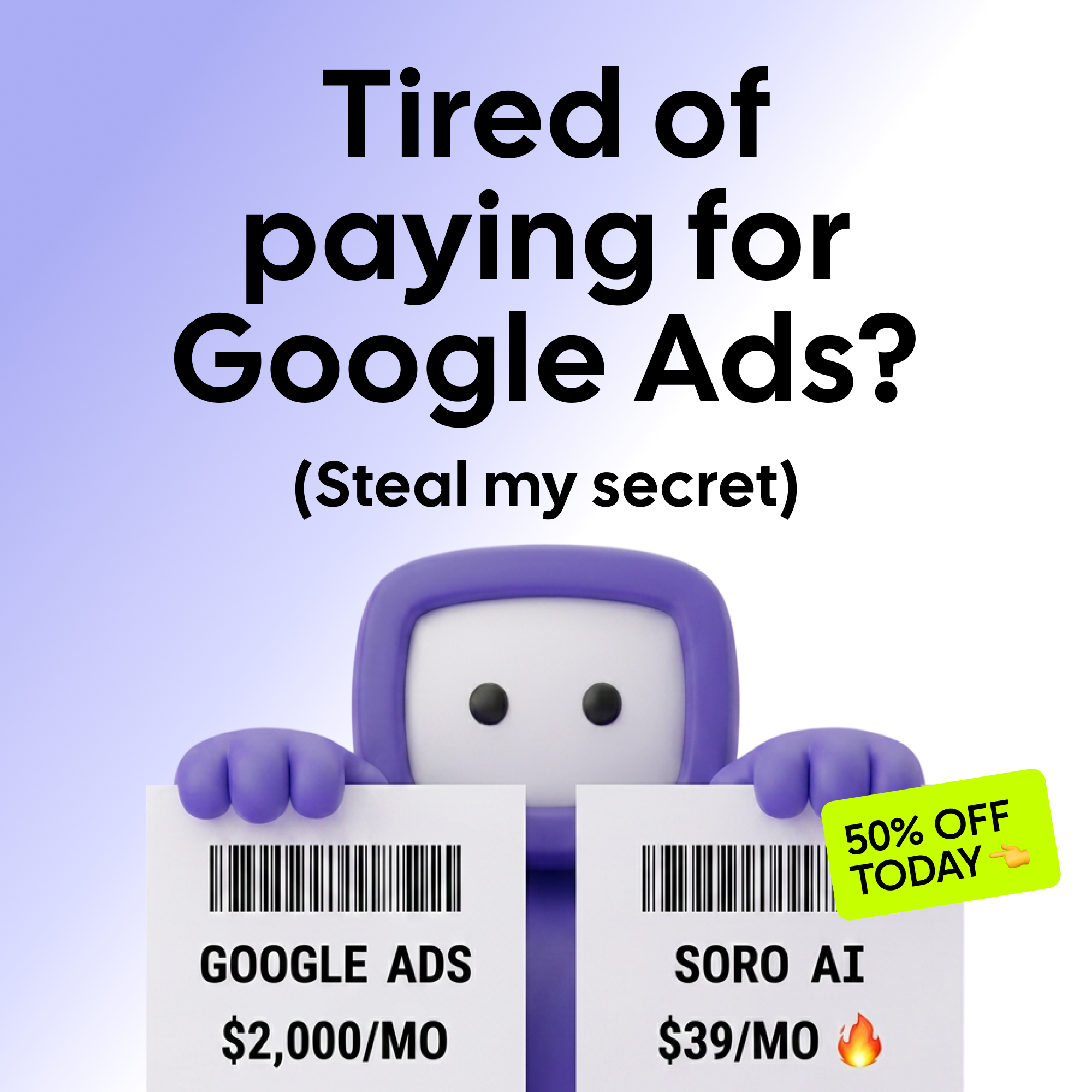 Soro SEO Facebook ad