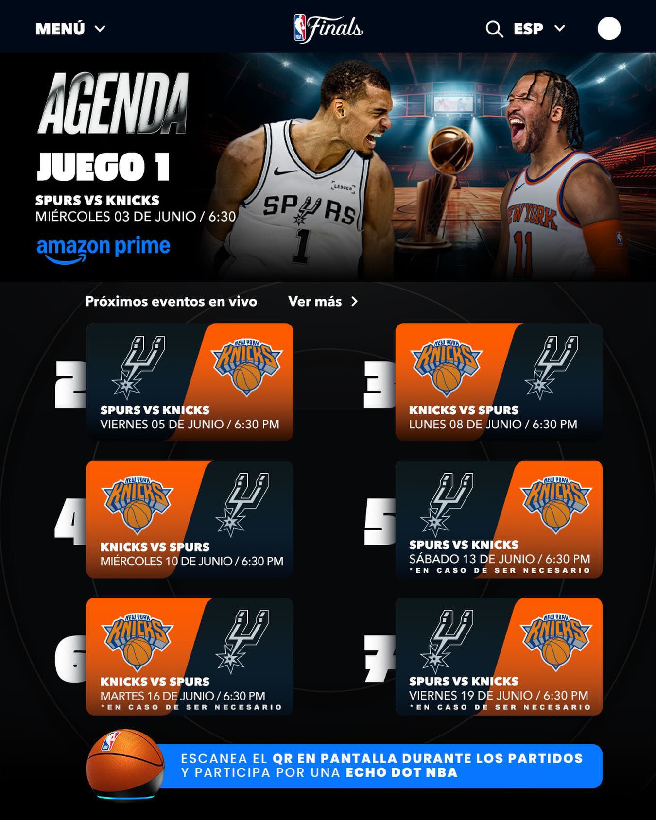 NBA Mexico Facebook ad