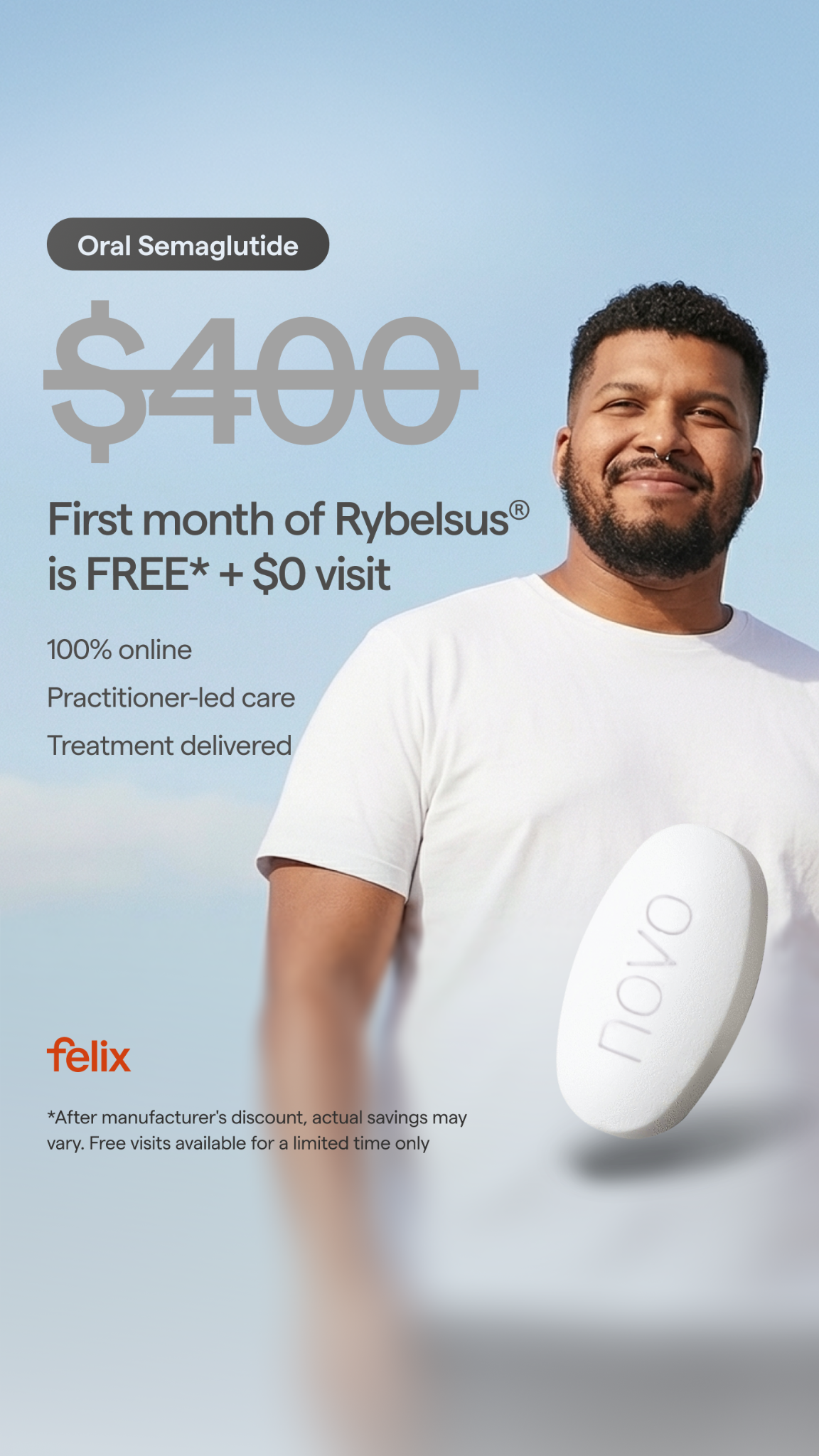 Felix Health Facebook ad