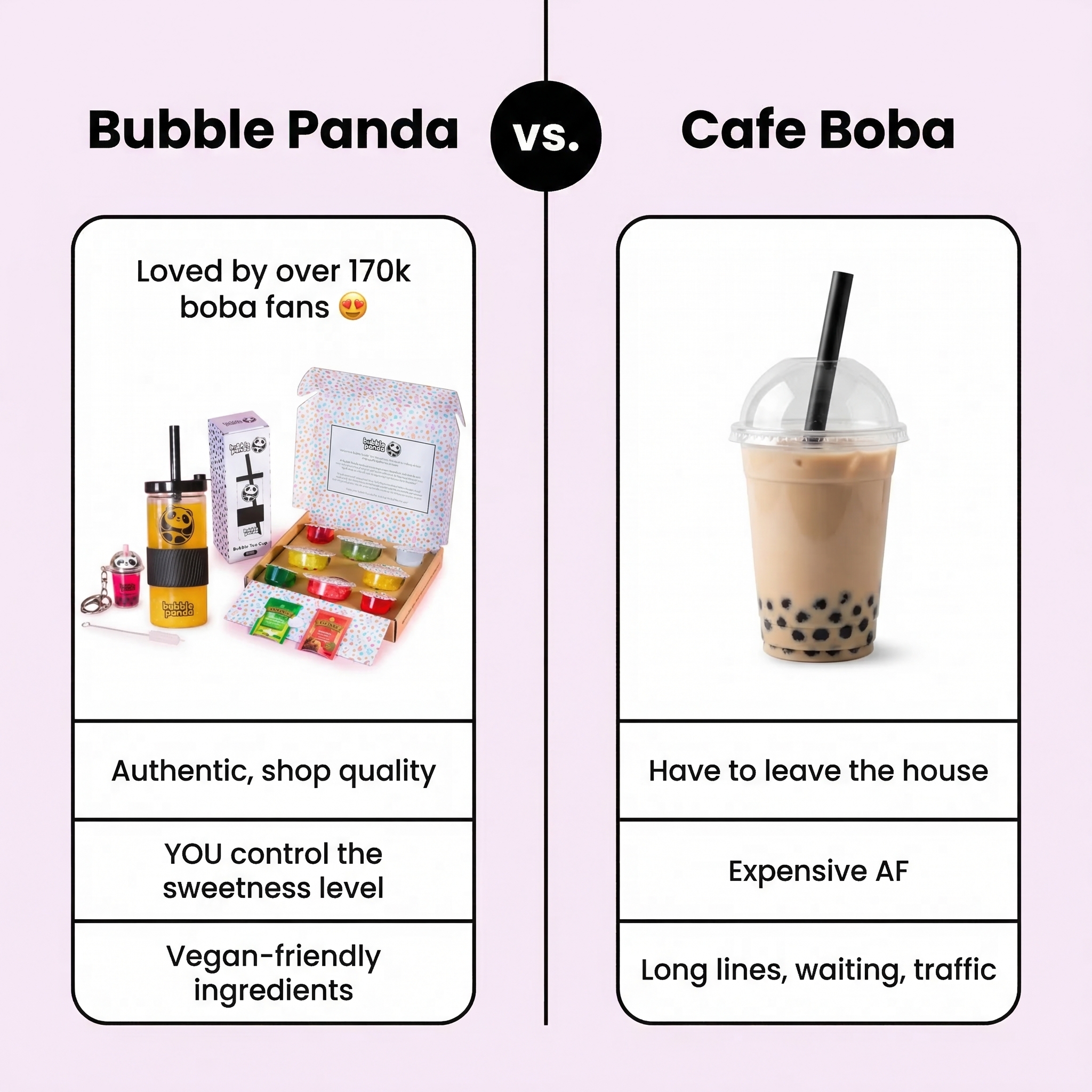 Bubble Panda Facebook ad