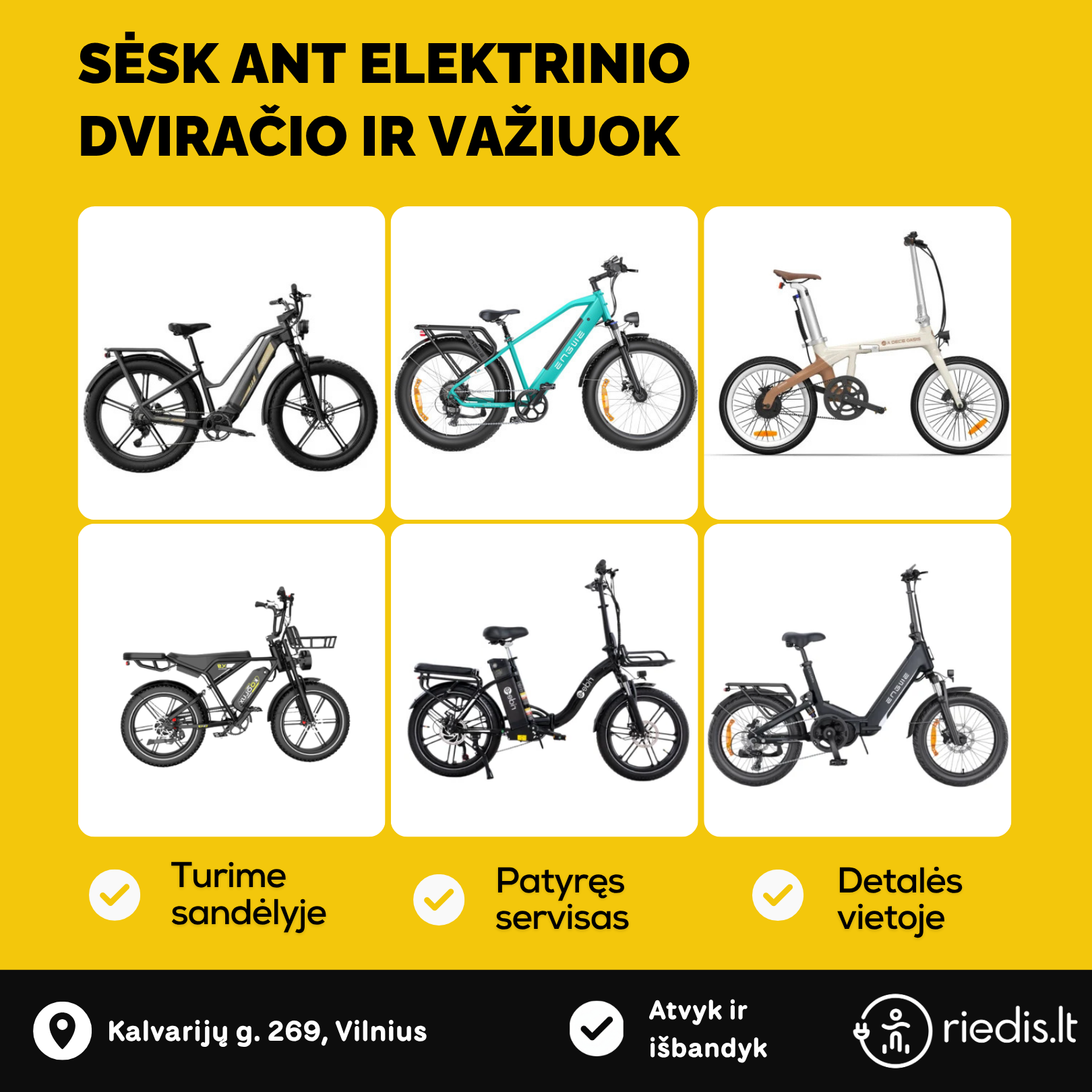 Riedis.lt Facebook ad