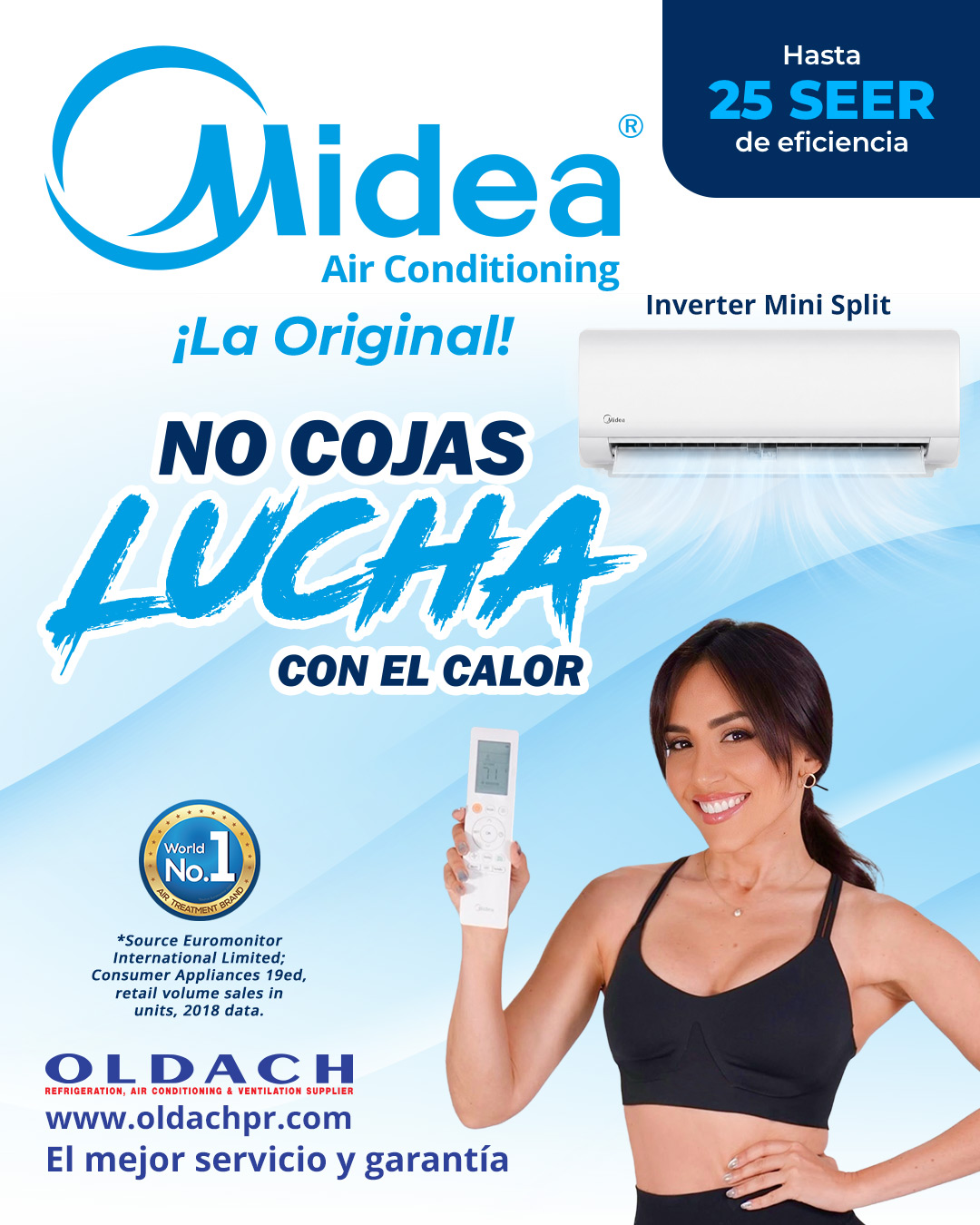Midea Air Conditioning Residential & Commercial - Puerto Rico Facebook ad: Mini-split Inverter de Midea Puerto Rico - Información y…