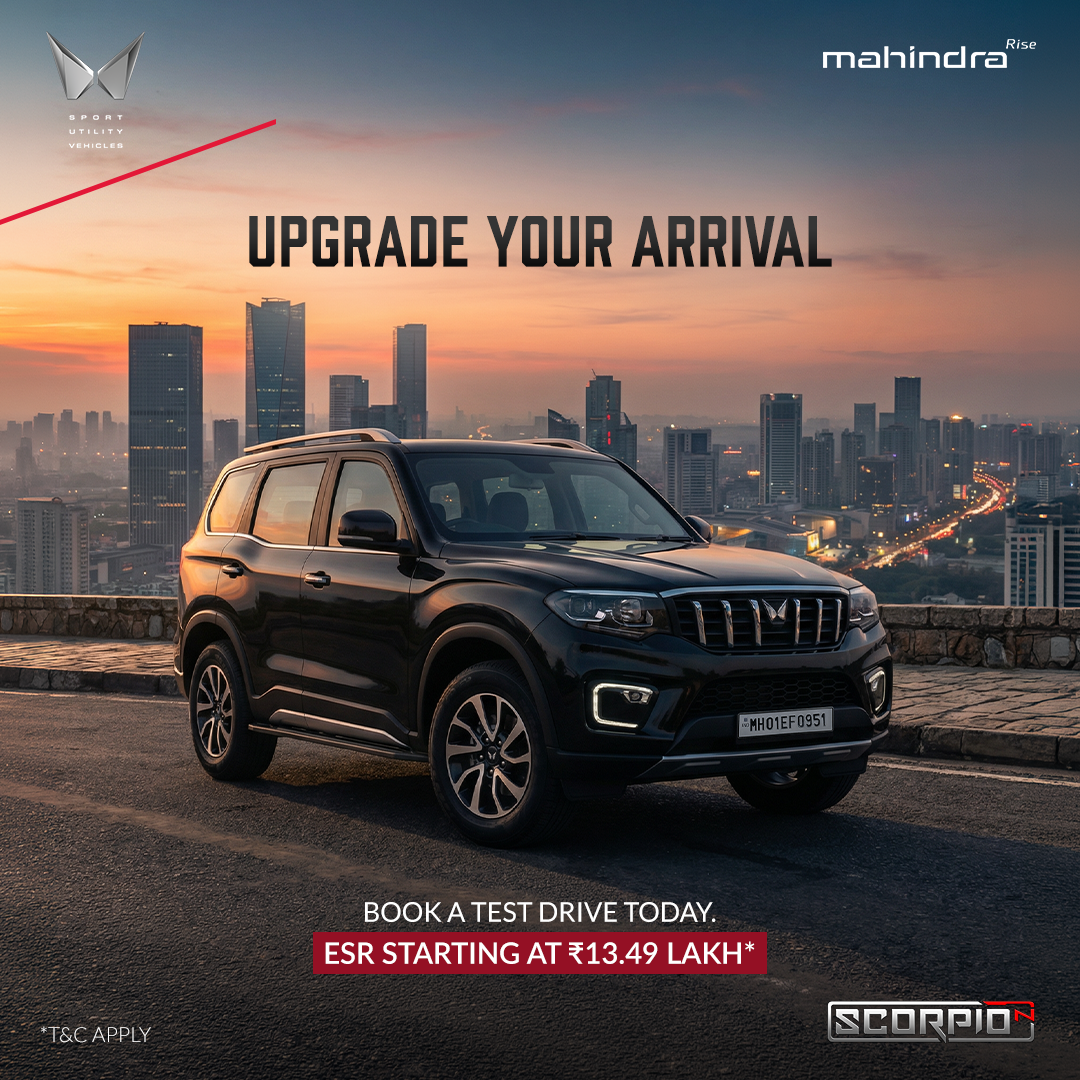 Mahindra Scorpio Facebook ad