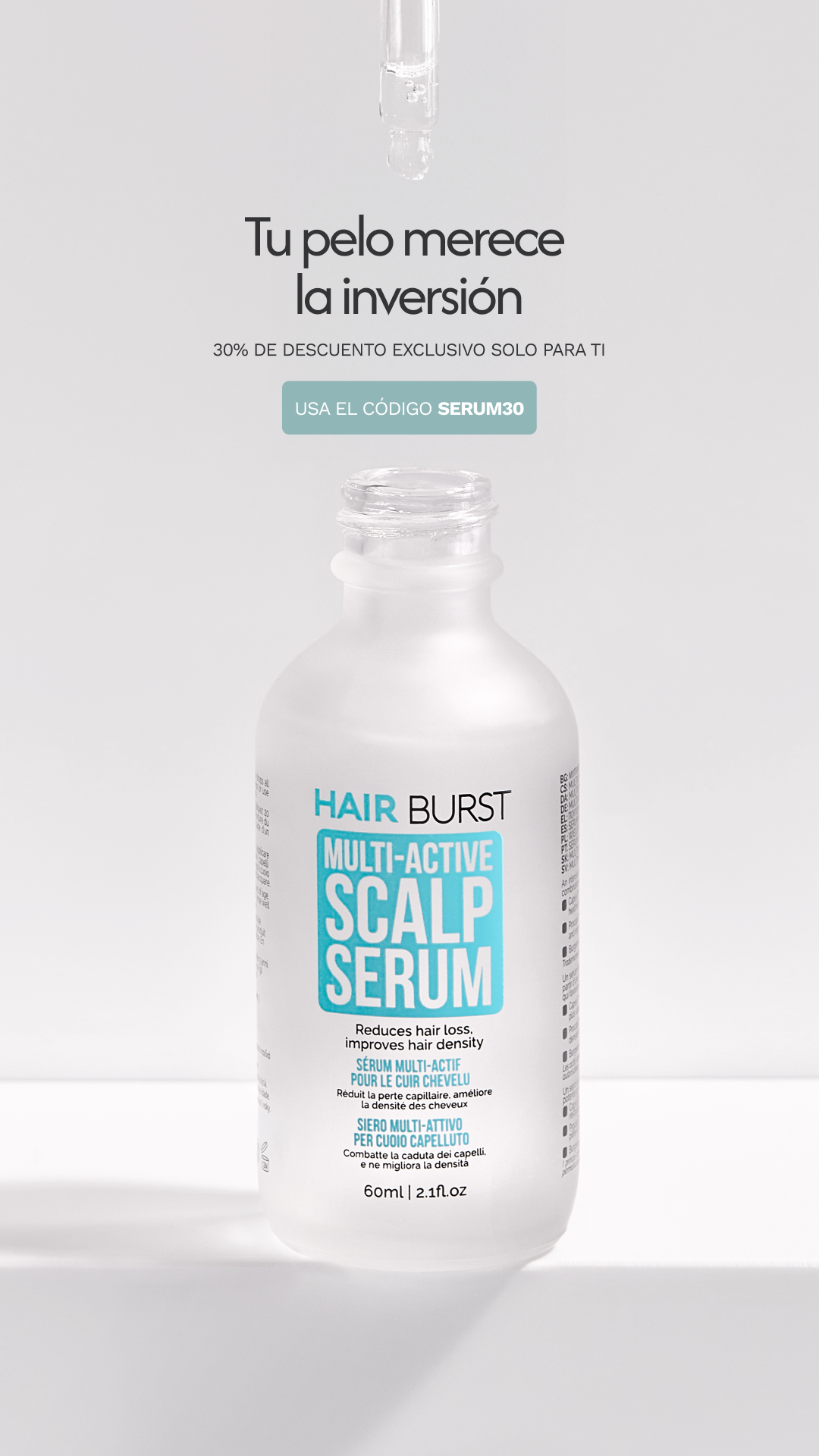 Hairburst España Facebook ad