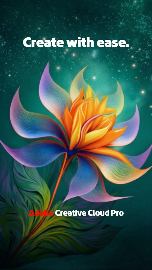 Adobe Creative Cloud Facebook ad