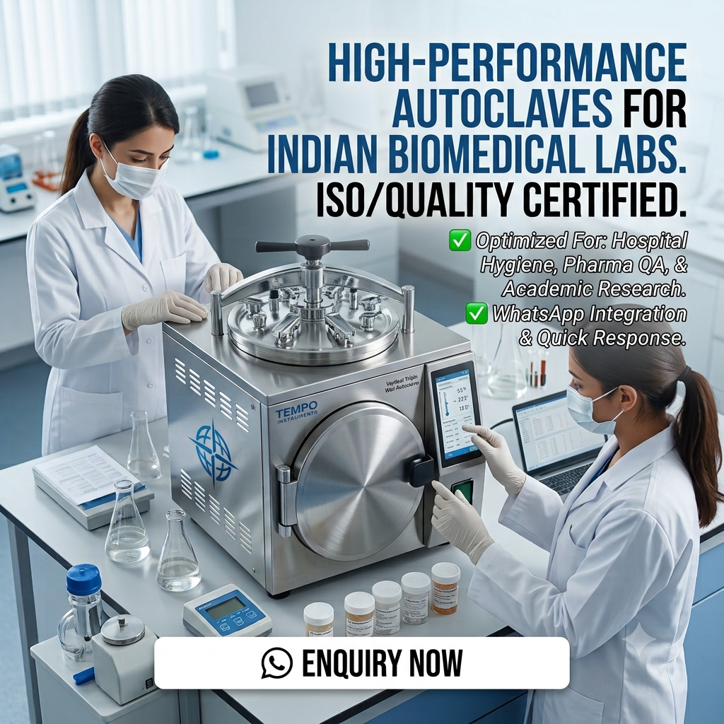 Tempo Instruments Facebook ad: Reliable Sterilization for Precision Labs