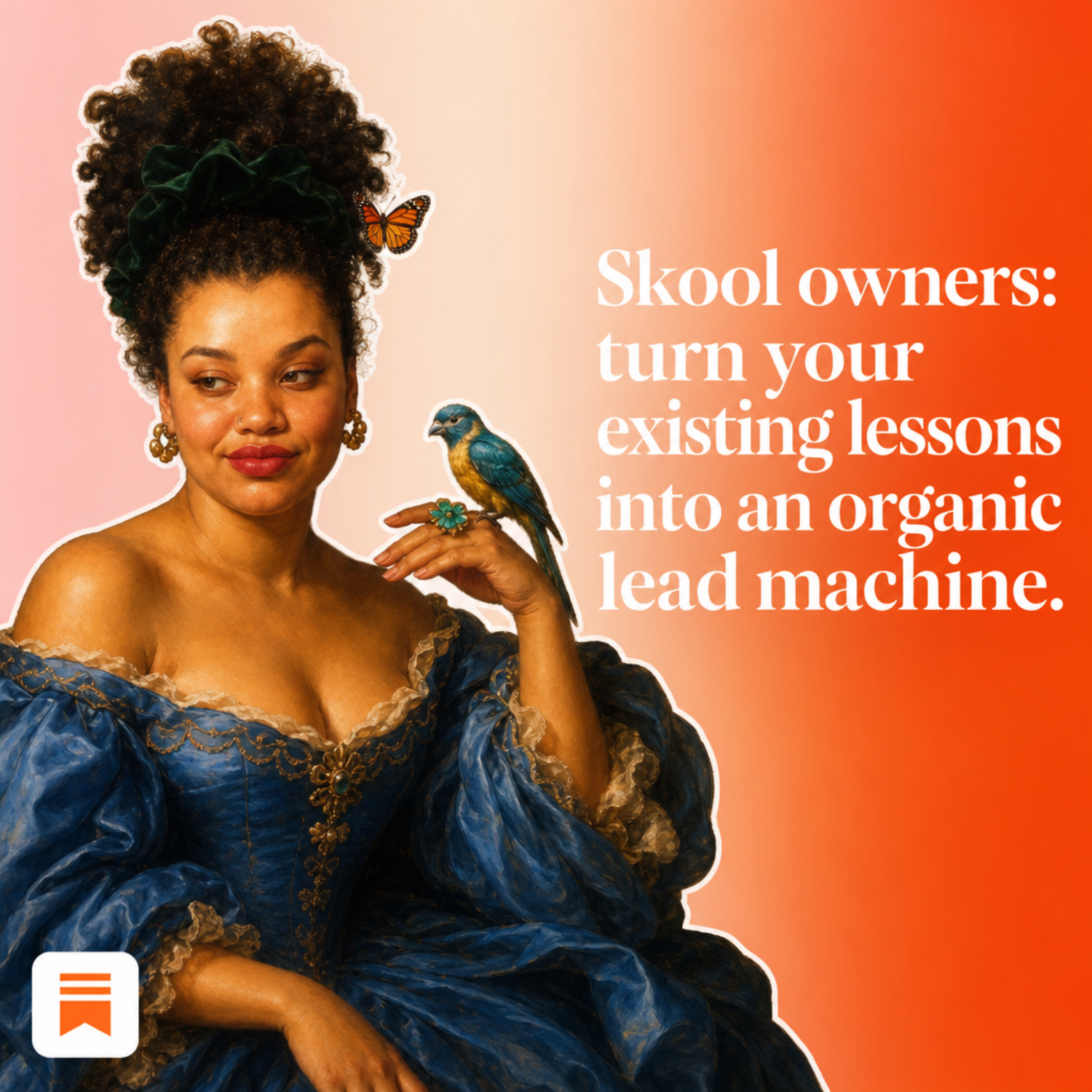 Adriana-Morena Personal Brand Designerin Facebook ad: Turn Content Into Traffic
