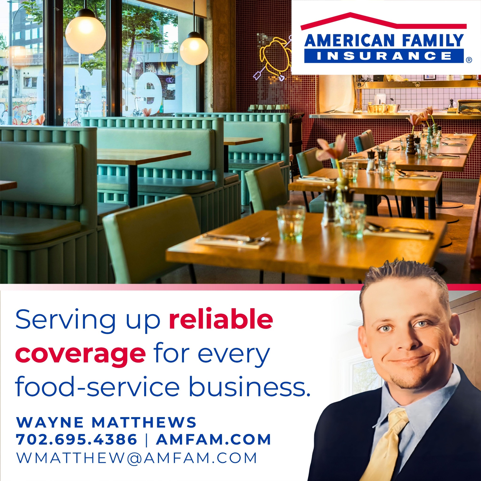 Wayne Matthews American Family Insurance Agent Facebook ad