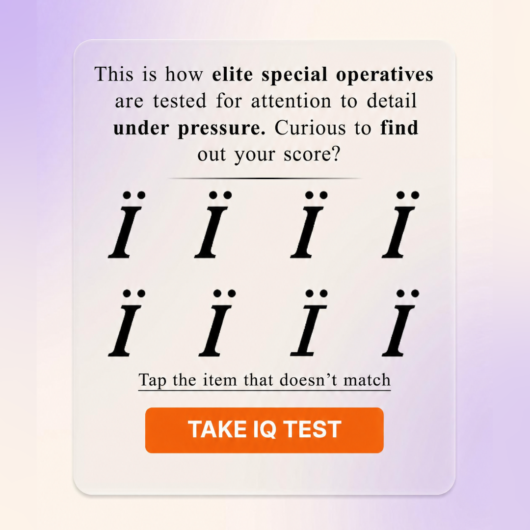 My IQ Facebook ad