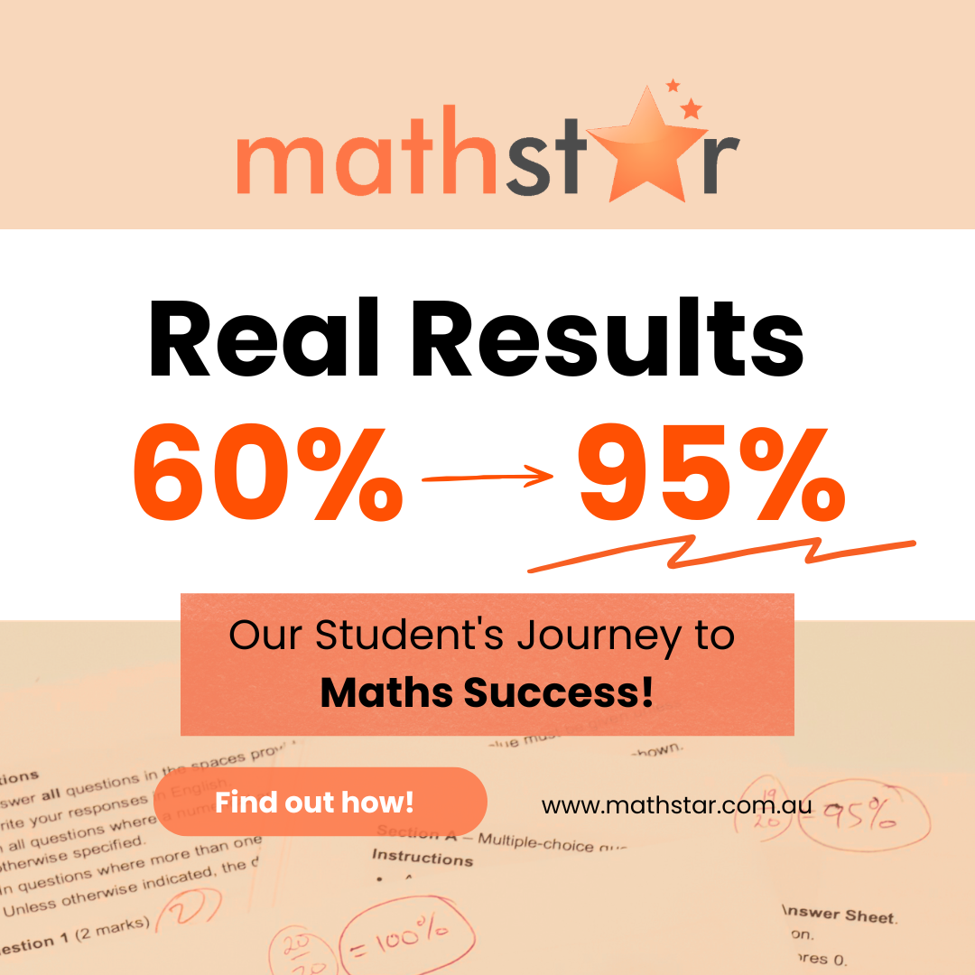 Mathstar Tuition Facebook ad: From 60% to 95% in Maths tests through tutoring