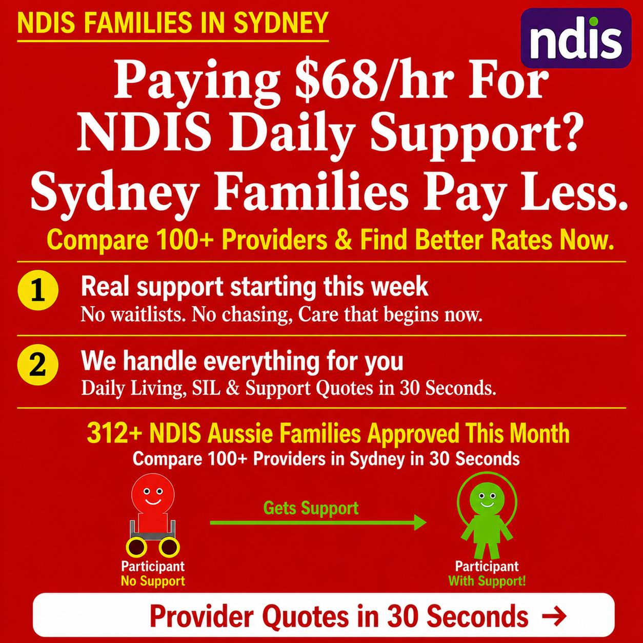 Simply Supported Facebook ad