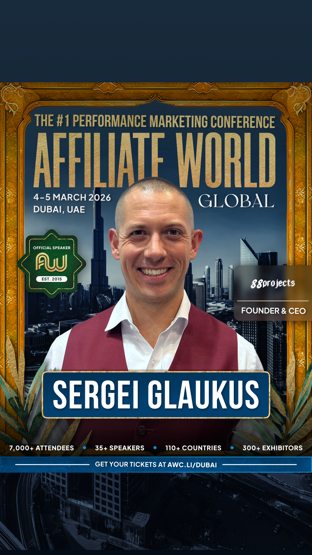 Affiliate World Conferences Facebook ad