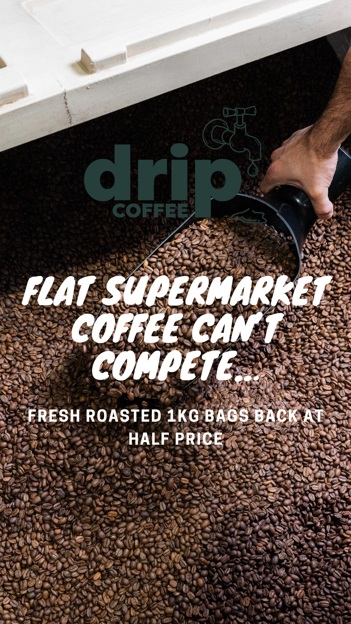 Drip Roast Coffee Facebook ad