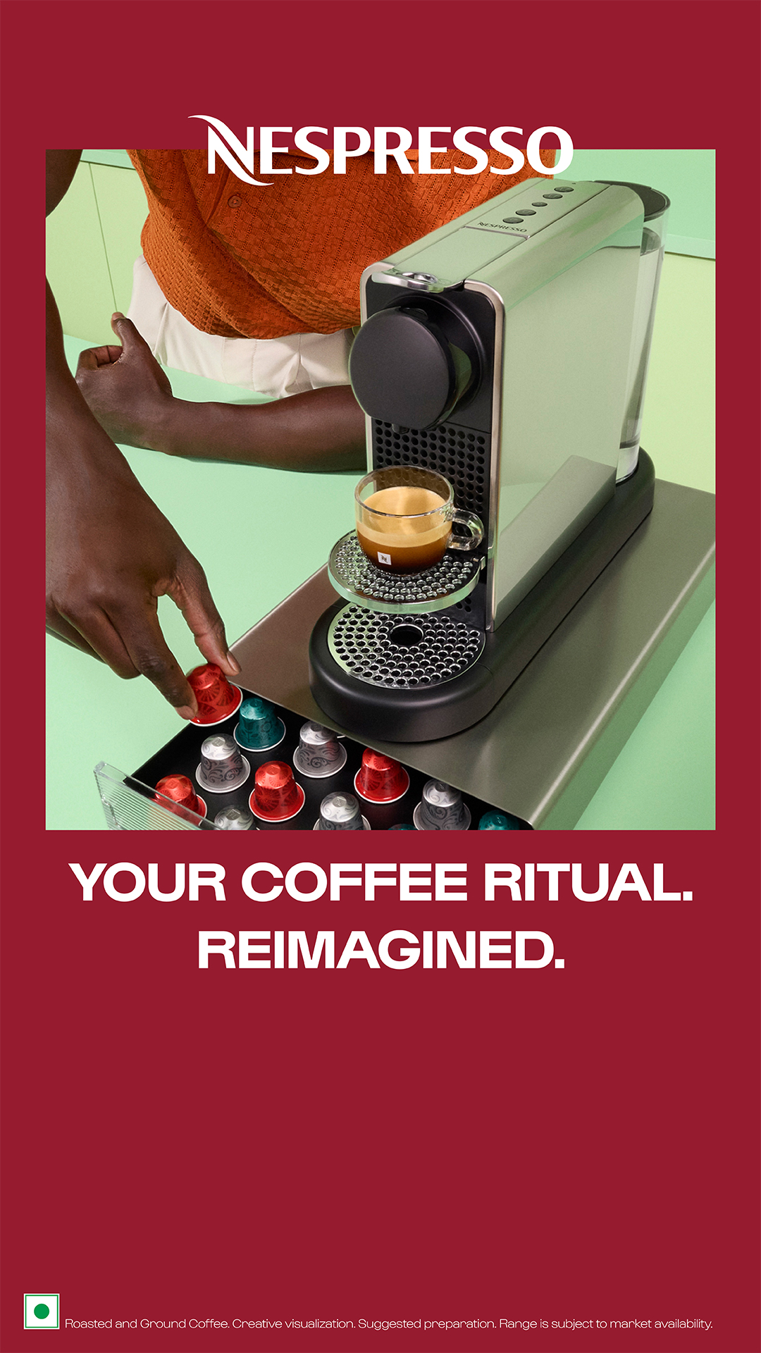 Nespresso Facebook ad: Every Coffee. A New World