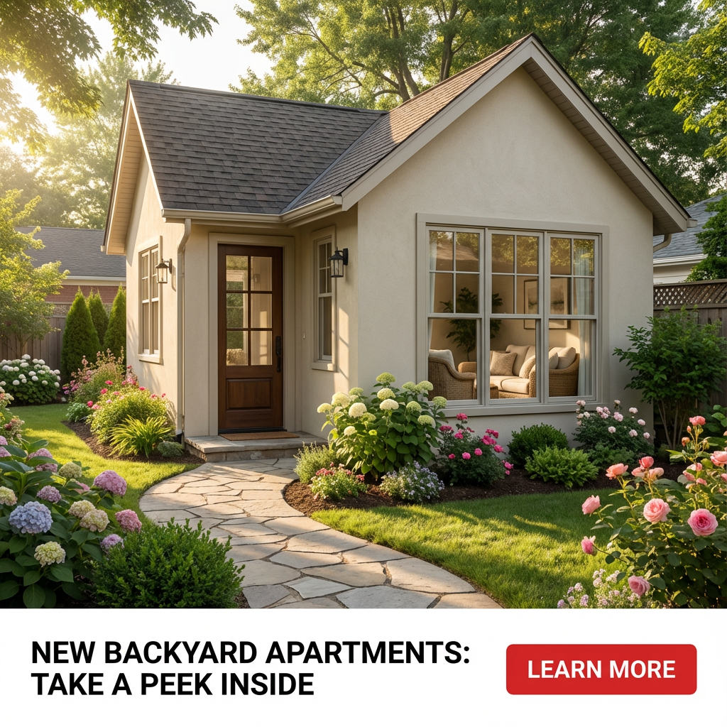Trend Trail Facebook ad: Modern Backyard Apartments Guide
