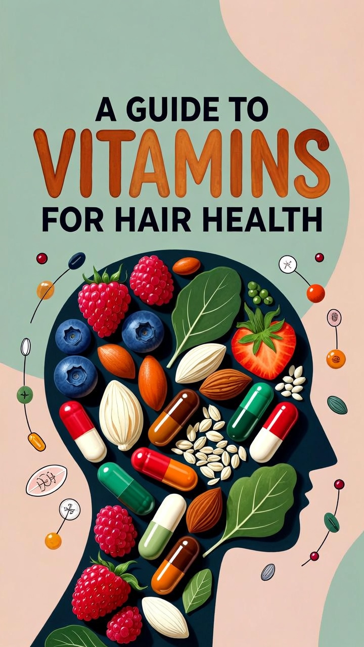 Wellness Focus Facebook ad: Hair Growth Vitamins Guide