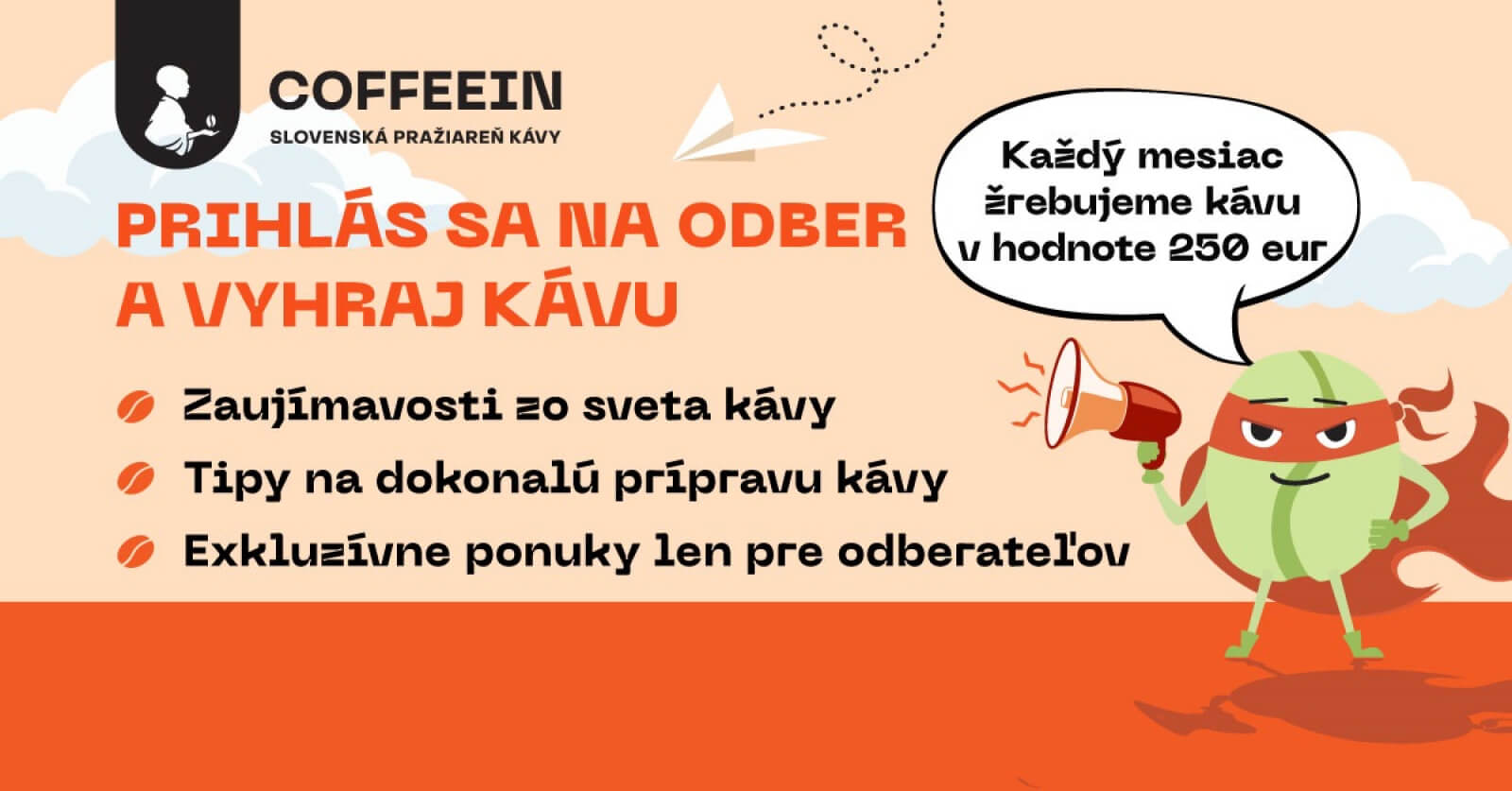 Coffeein - Slovenská pražiareň kávy Facebook ad
