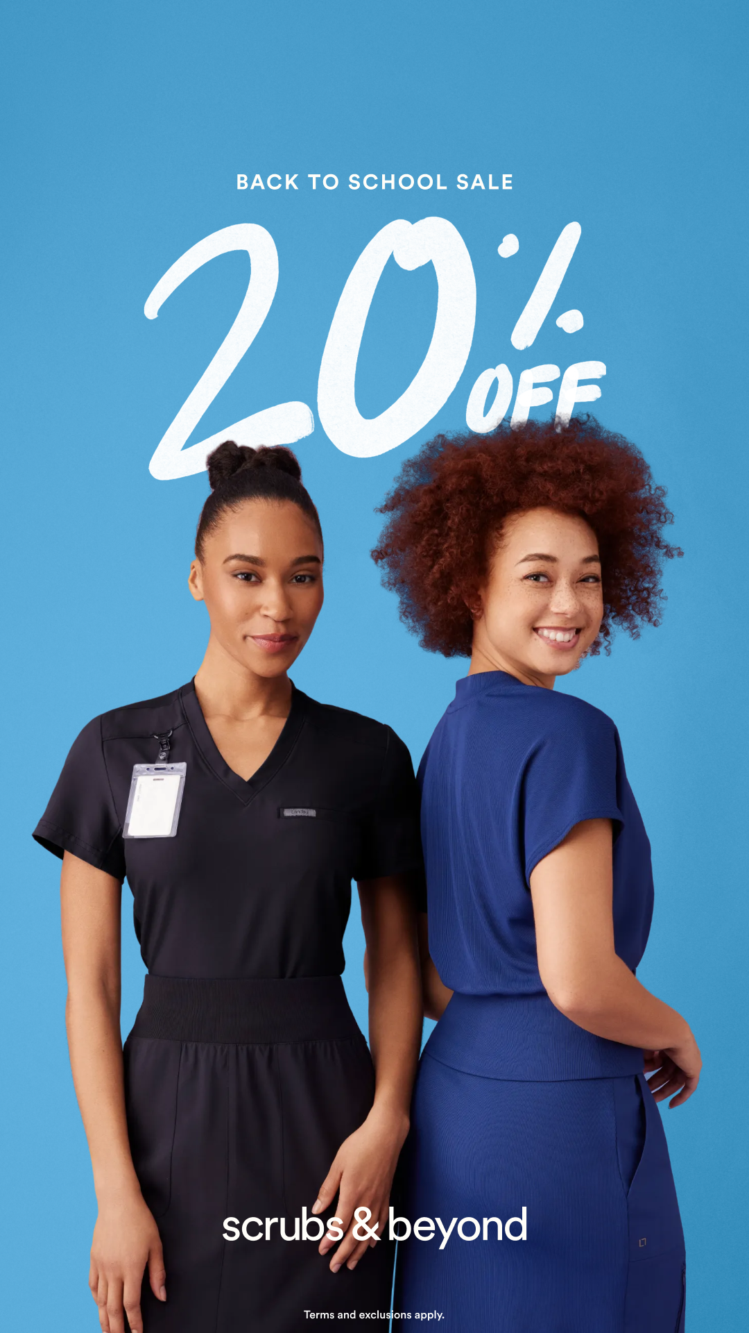 Scrubs & Beyond Facebook ad