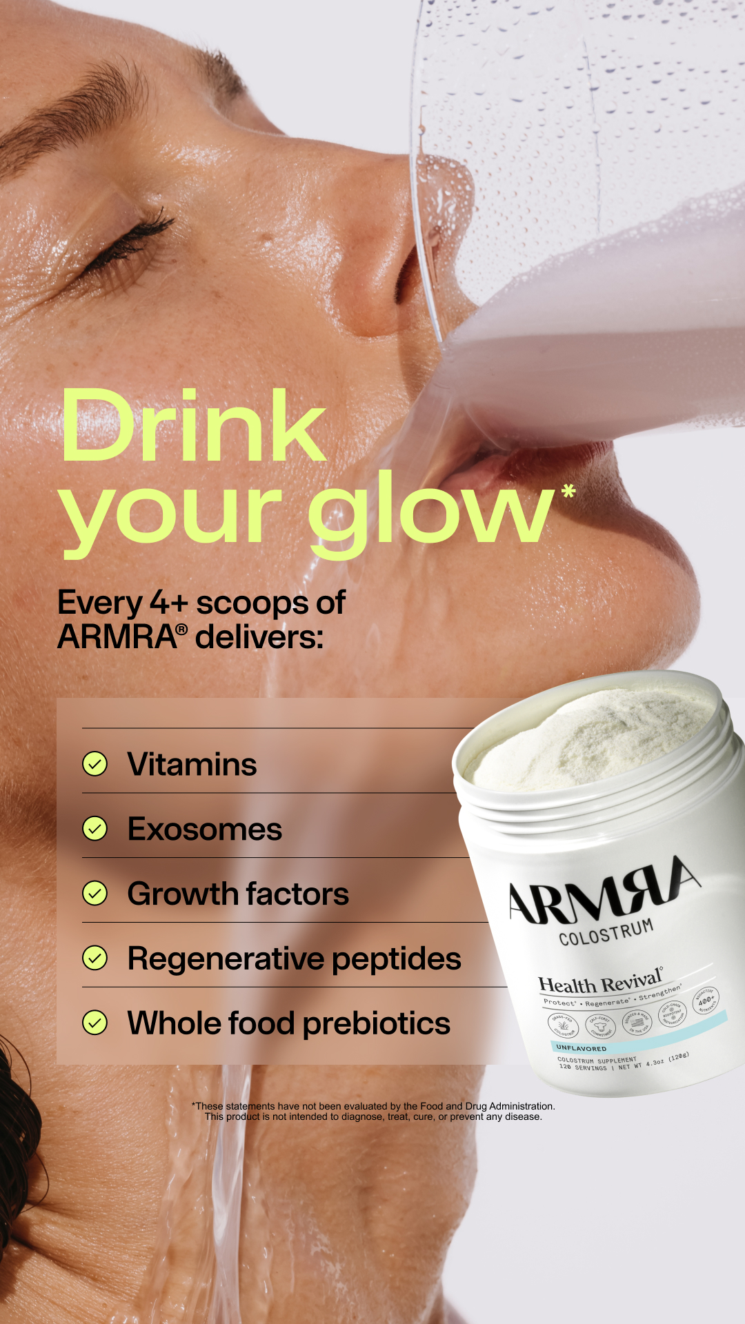 ARMRA Facebook ad