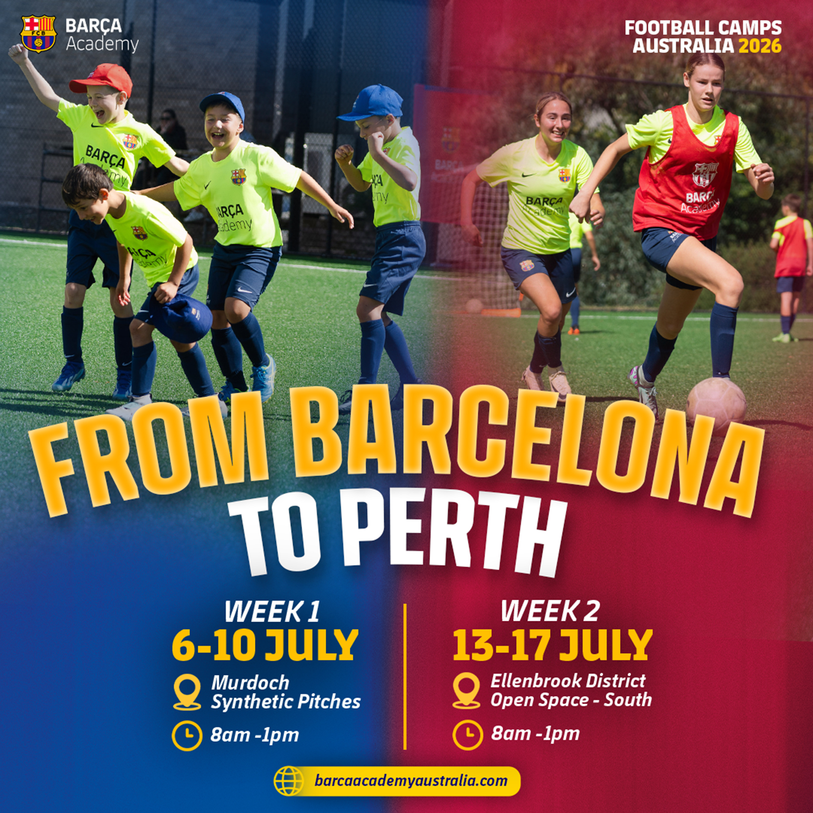 Barça Academy Australia & New Zealand Facebook ad