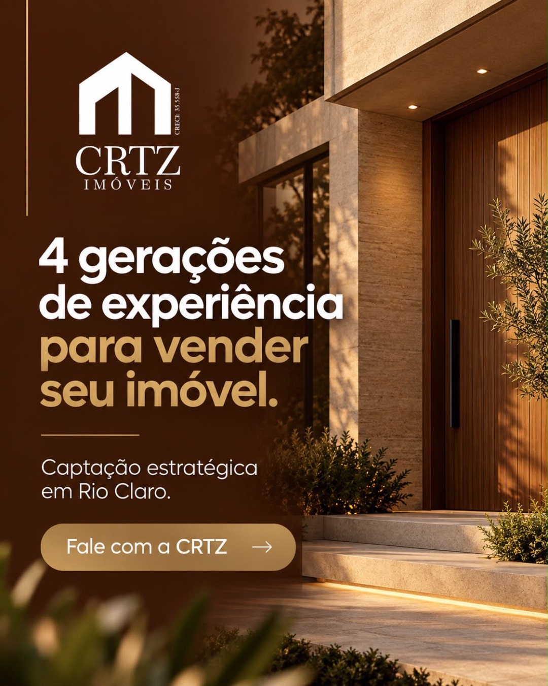 CRTZ Imóveis Facebook ad: Vender o seu imóvel exige mais do que…