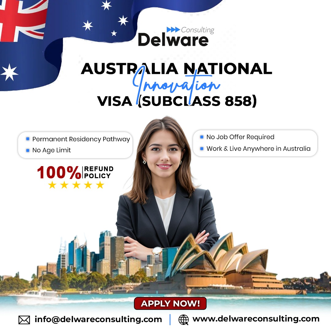 Delware Consulting Facebook ad: Move to Australia Without a Job Offer
