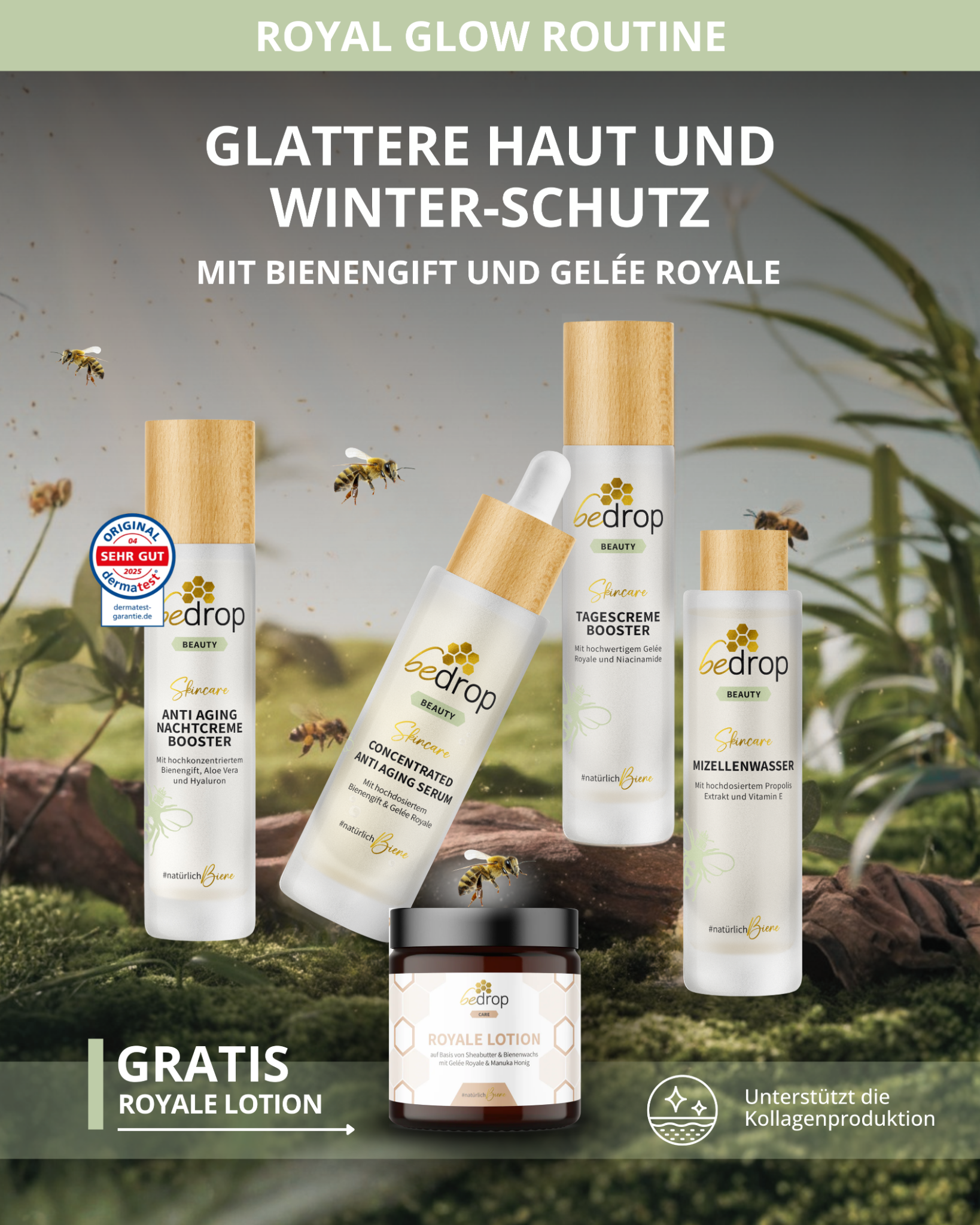 Bedrop #natürlichbiene Facebook ad