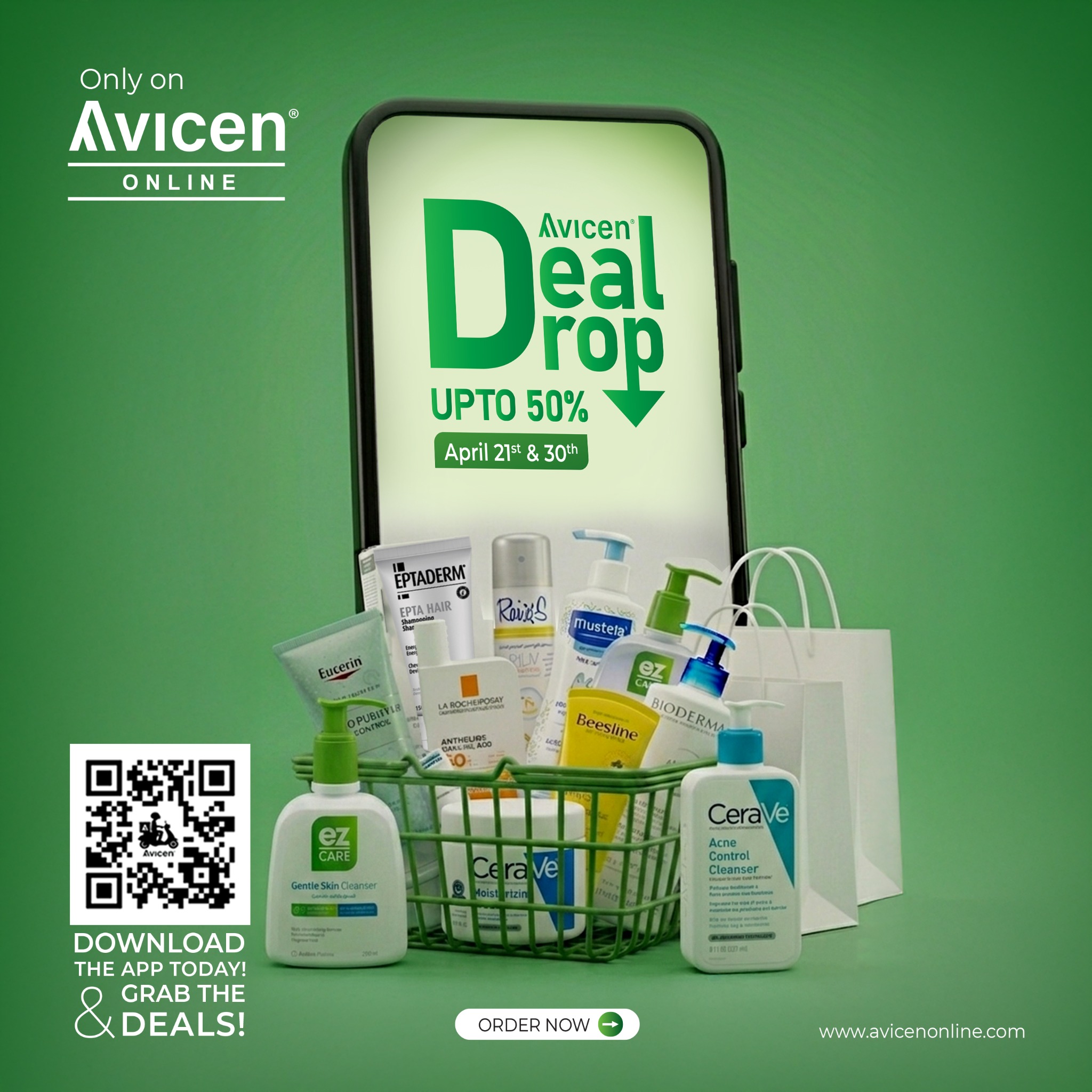Avicen Facebook ad: STOP SCROLLING.