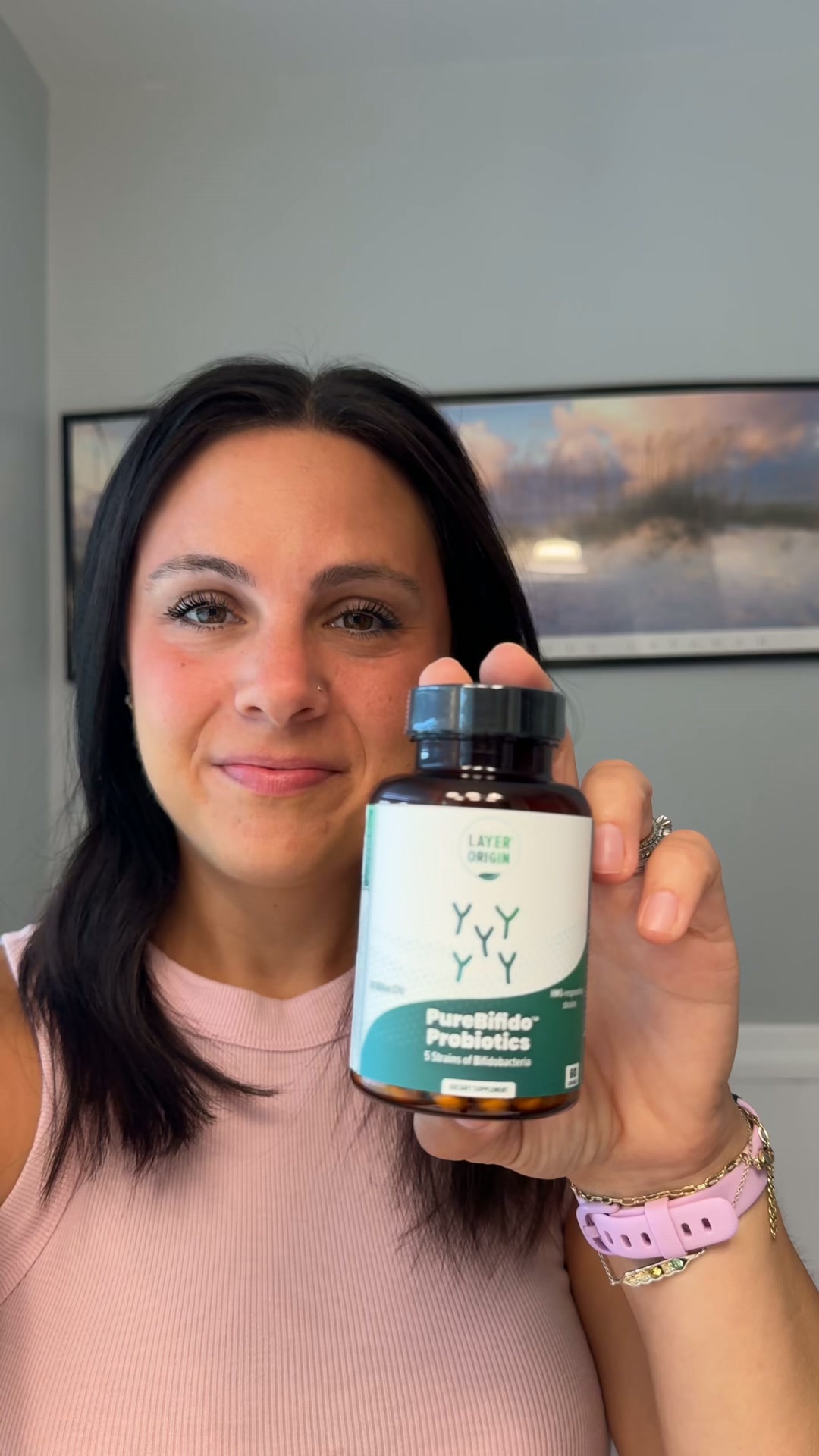 Layer Origin Nutrition Facebook ad: Your gut needs Bifidobacteria. Most probiotics don't have…