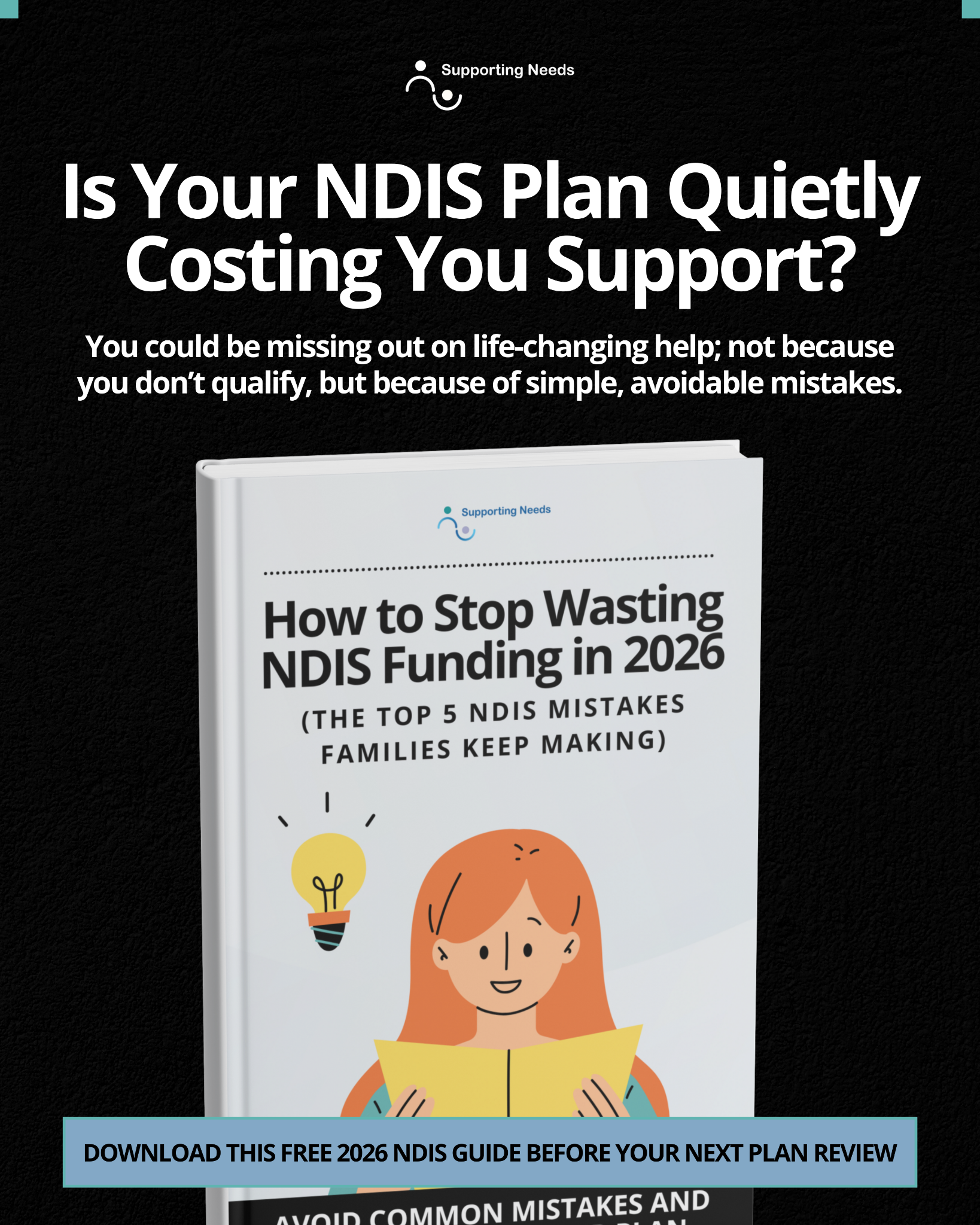 Supporting Needs Facebook ad from Feb 9, 2026