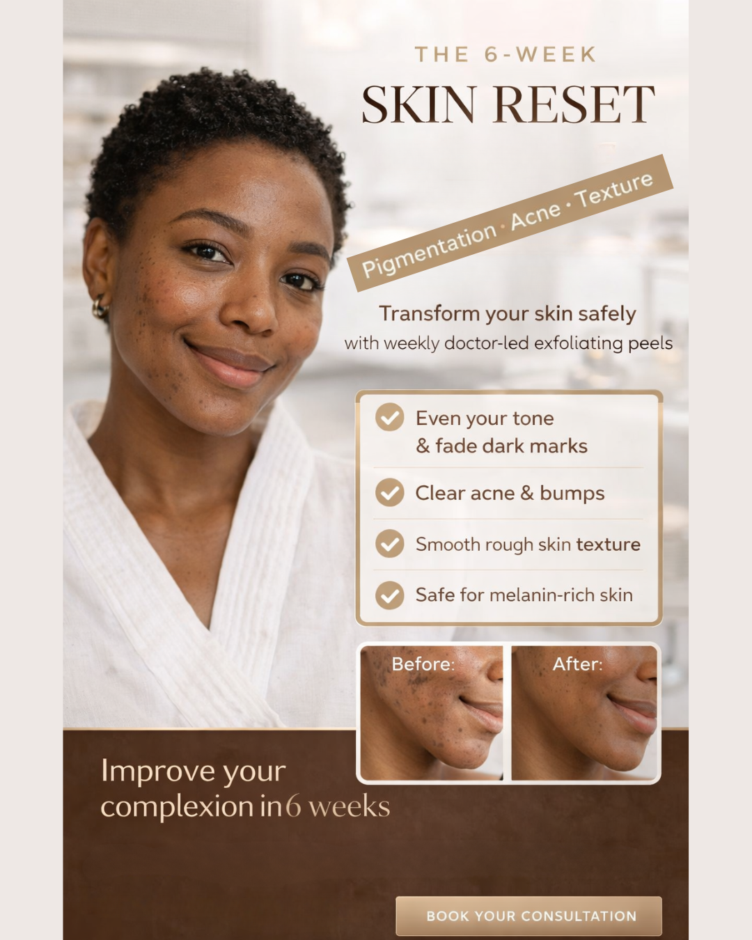 Dental Day Spa Facebook ad: Still Struggling With Dark Marks?