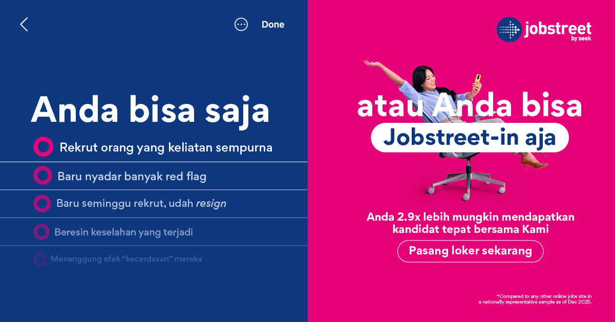 Jobstreet Indonesia Facebook ad