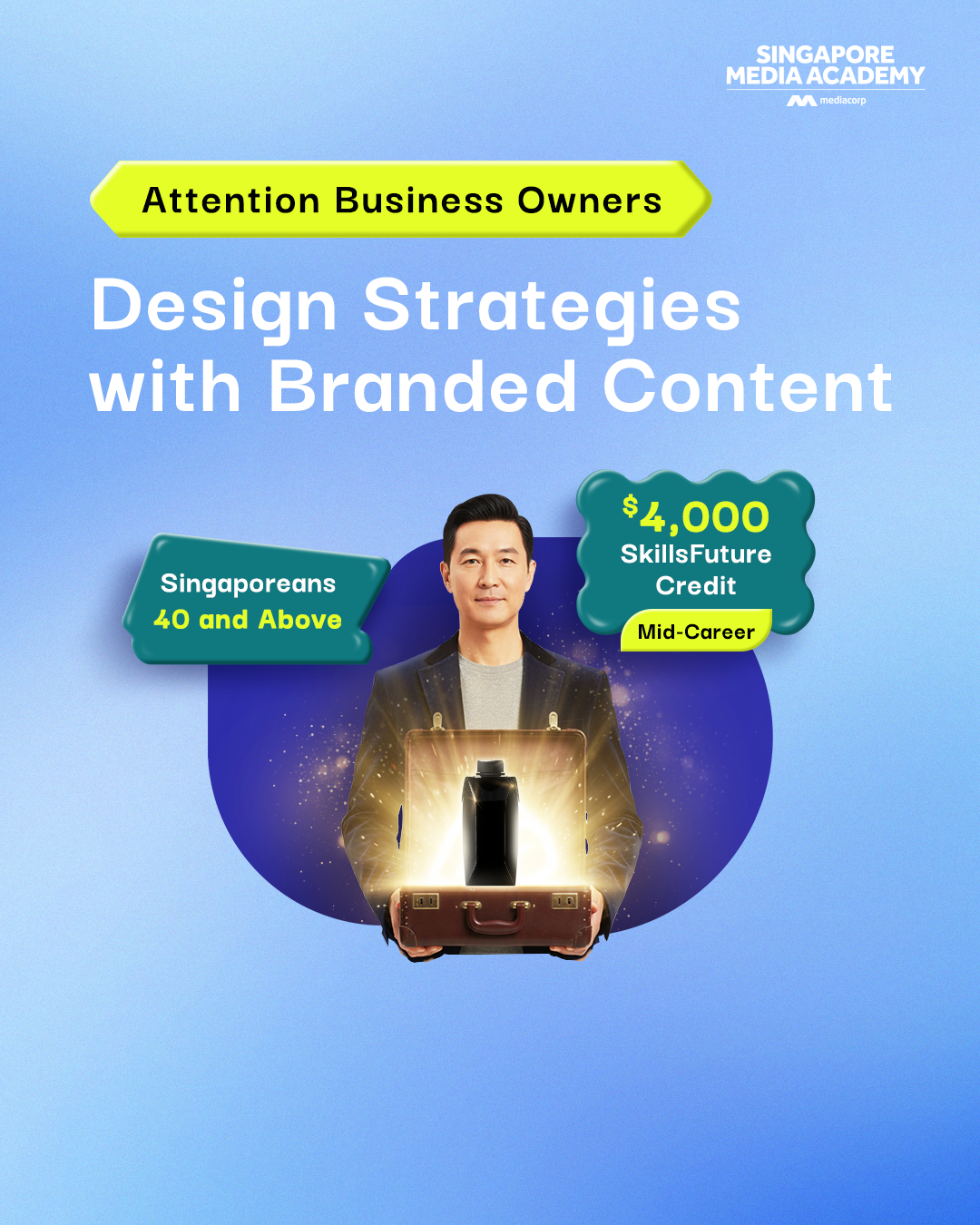 Singapore Media Academy Facebook ad: Looking to launch a brand that truly connects?