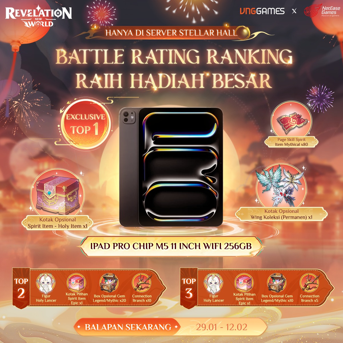 Revelation: Infinite Journey Facebook ad: RACE TO THE TOP BATTLE POWER UNTUK BERBURU…