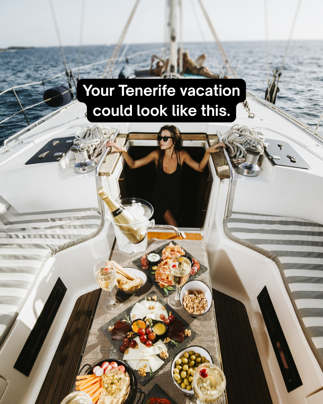 CanaryVip Facebook ad: Private yacht experiences from €490.