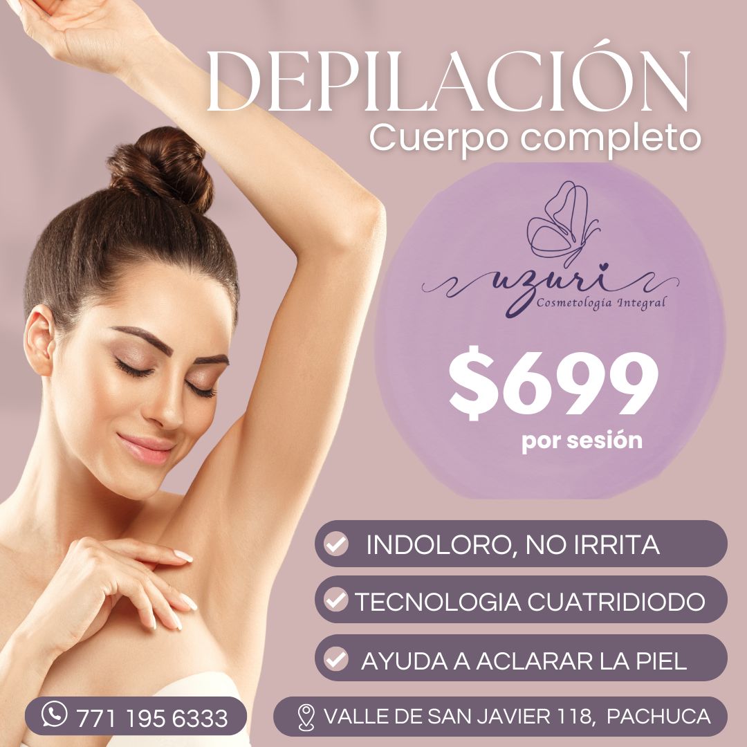 Uzuri cosmetología integral Facebook ad: Aprovecha la promoción y agenda tu cita!