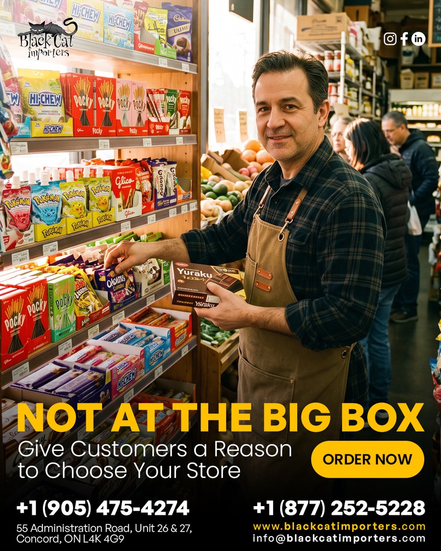BlackCat Candy Distribution Facebook ad: Not at the Big Box: Give Customers a…