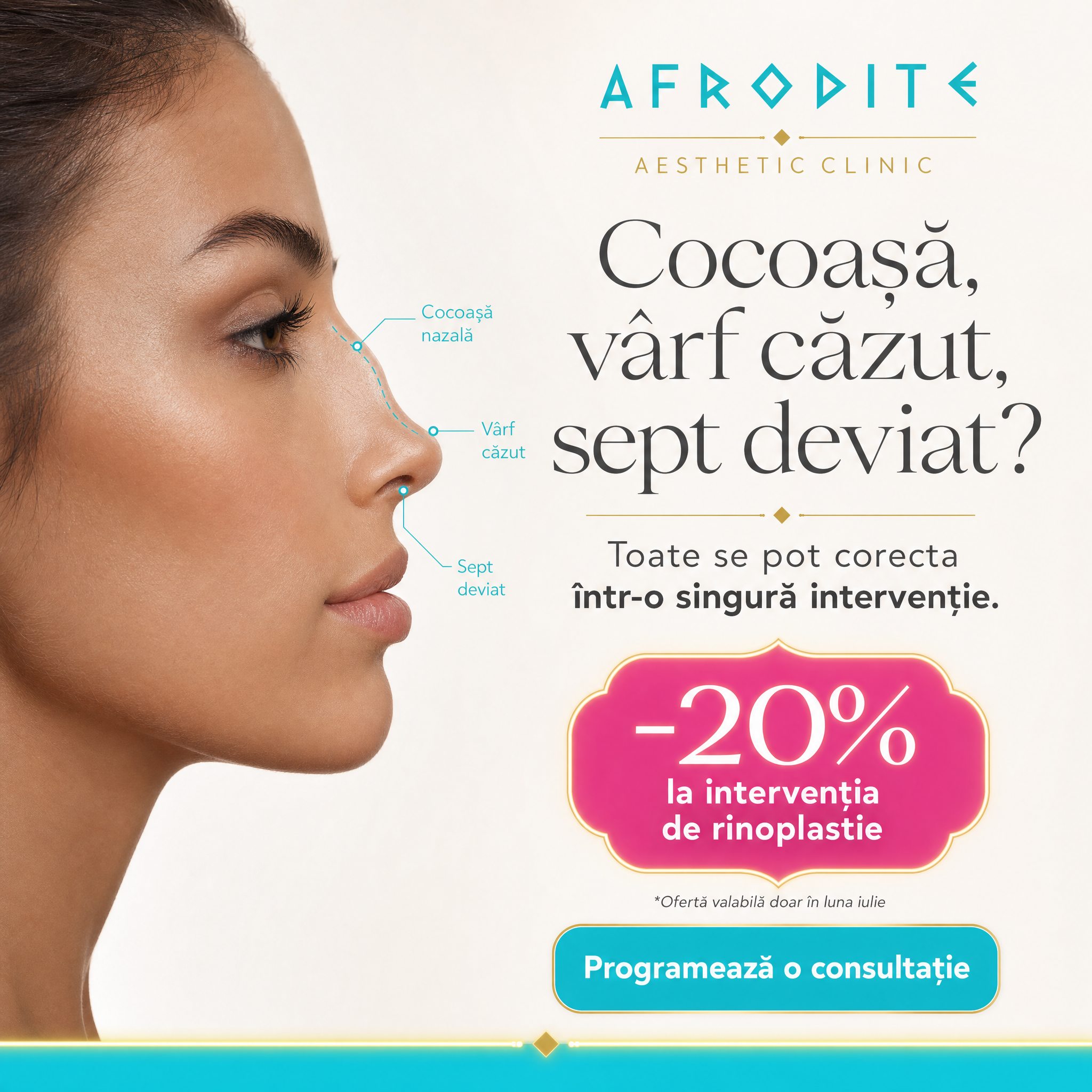 Afrodite Aesthetic Clinic București Facebook ad